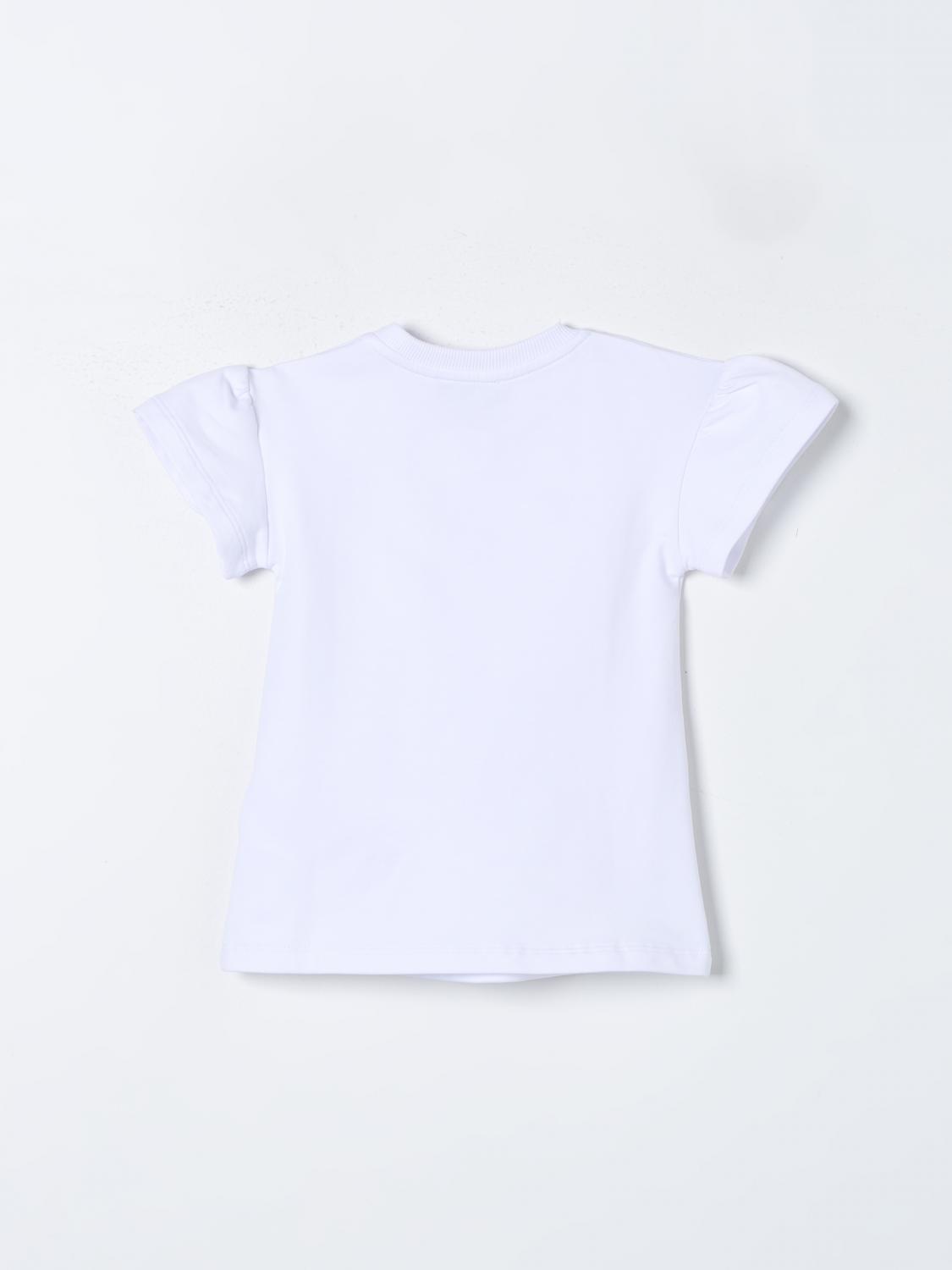 MOSCHINO BARBOTEUSE: Robe enfant Moschino Baby, Blanc - Img 2