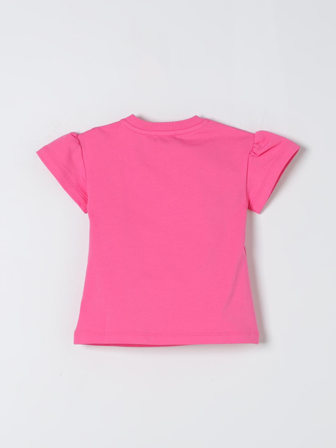 MOSCHINO BARBOTEUSE: Robe enfant Moschino Baby, Fuchsia - Img 2