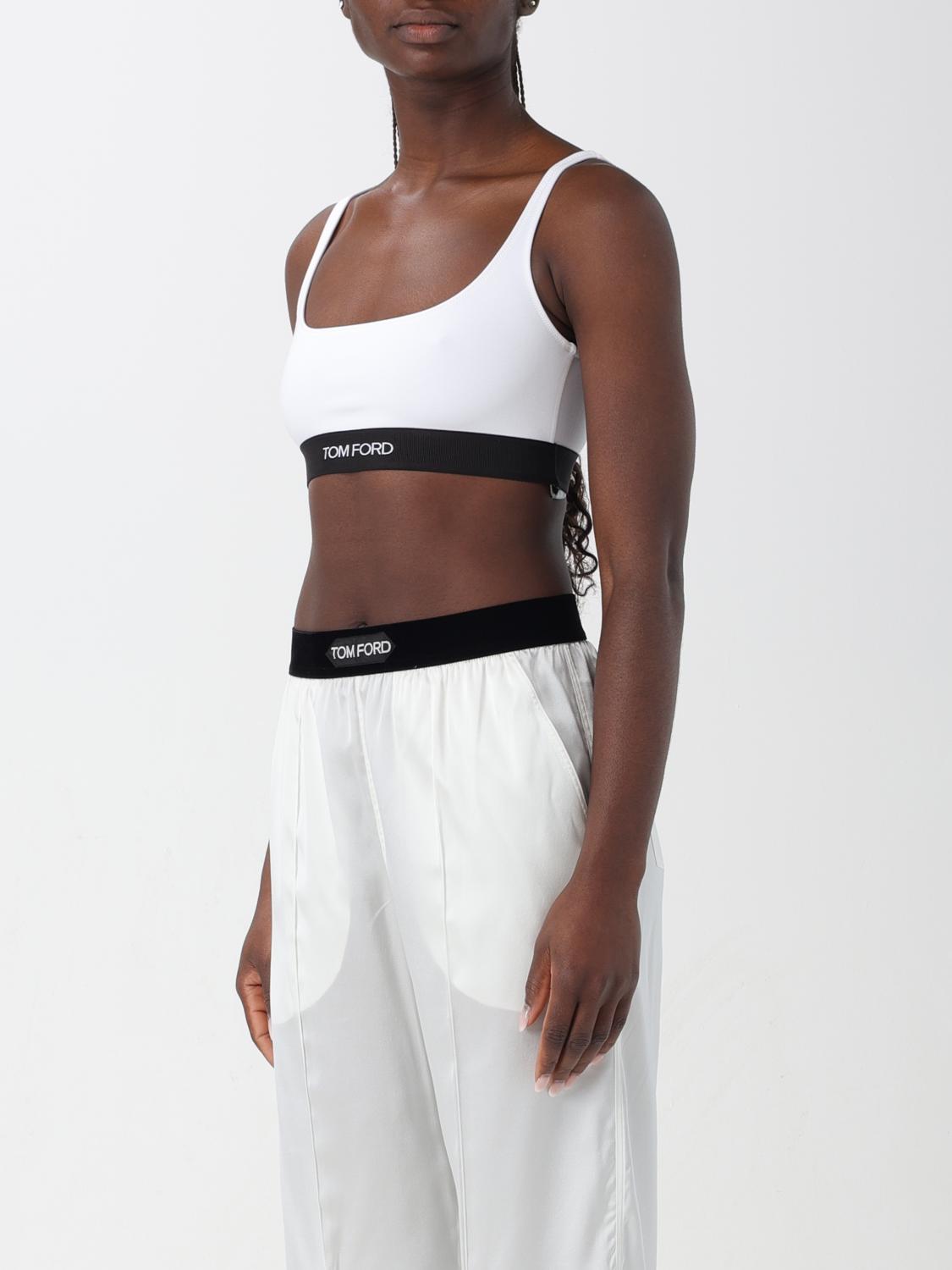 TOM FORD INTIMO: Bralette Tom Ford in modal , Bianco - Img 4