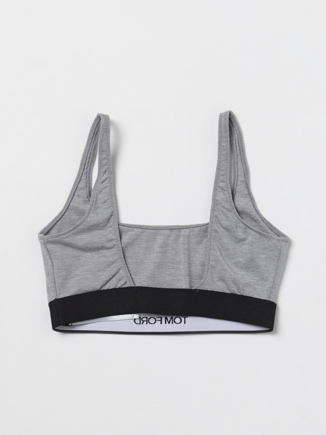 TOM FORD INTIMO: Bralette Tom Ford in modal , Grigio - Img 2