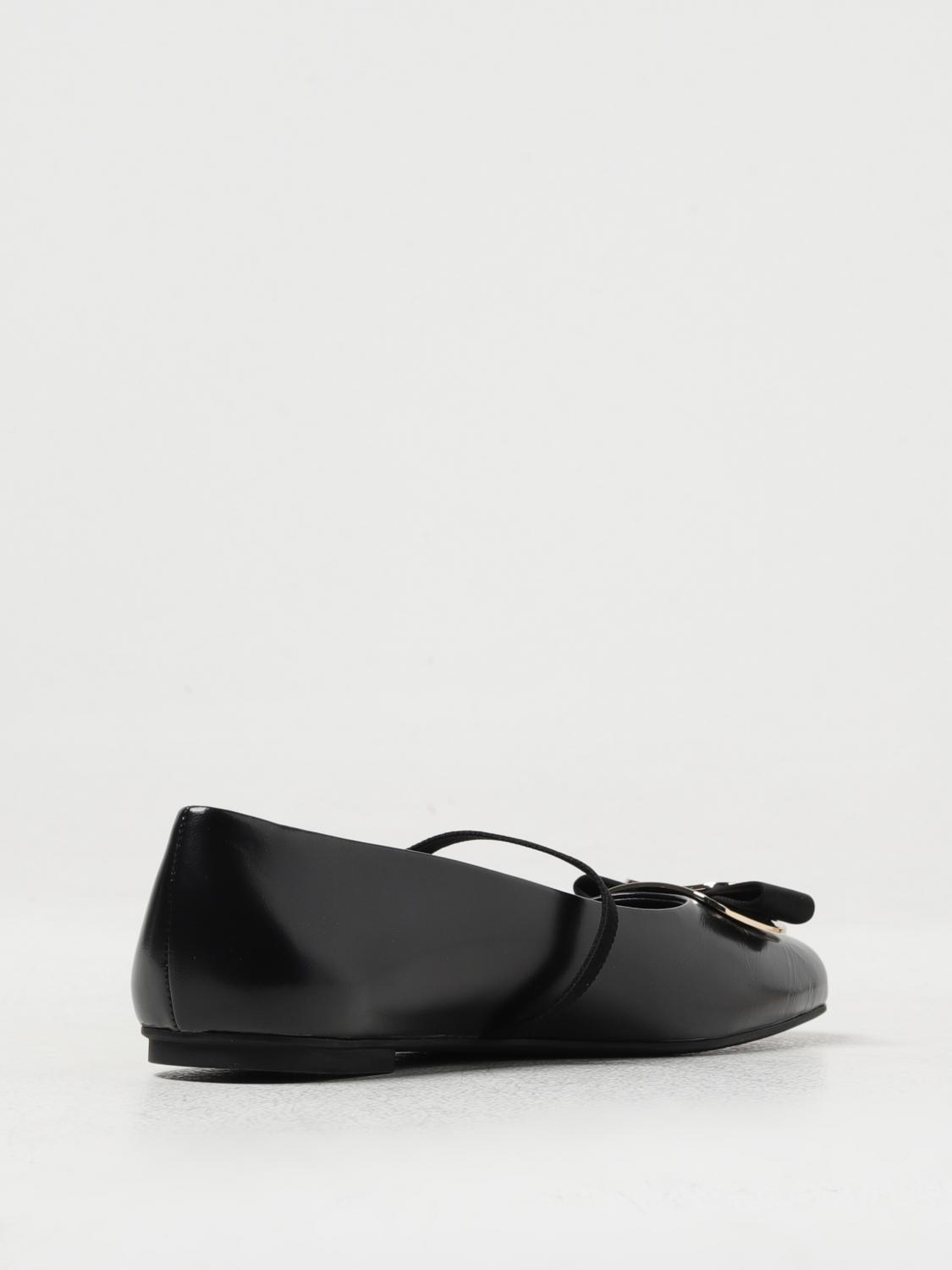 Salvatore Ferragamo｜FLAT SHOES/LOAFERS (01H345 768868) FERRAGAMO: Flat shoes woman - Black | Ferragamo ballet flats