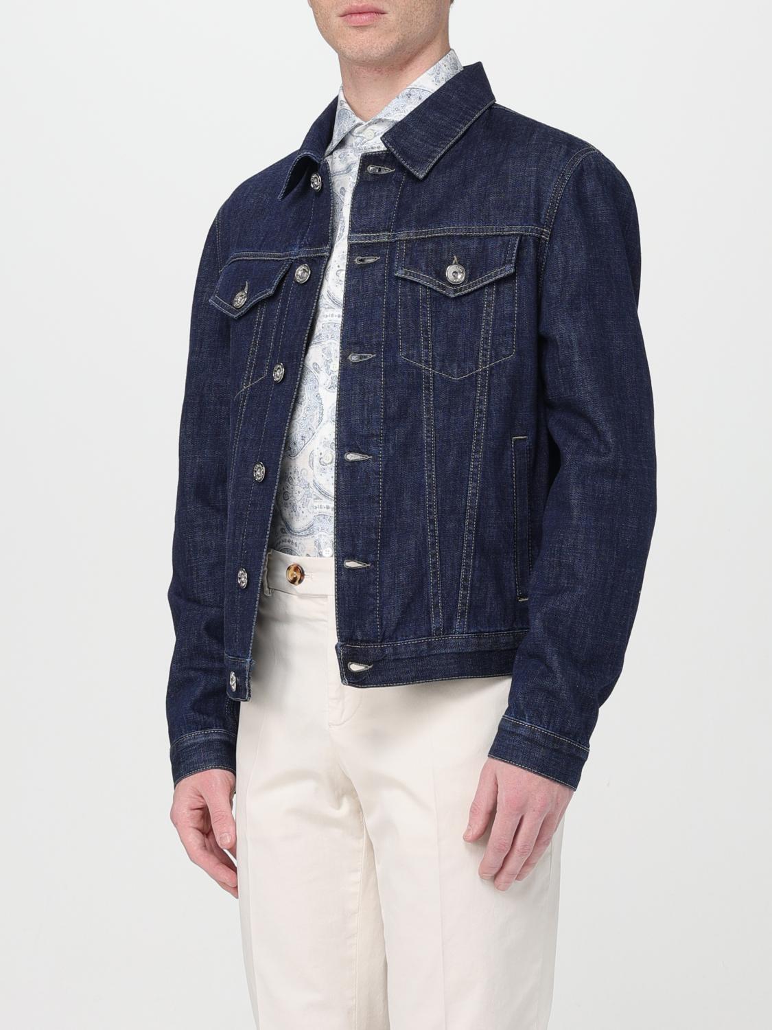 BRUNELLO CUCINELLI：コート メンズ - ブルー | GIGLIO.COMオンライン