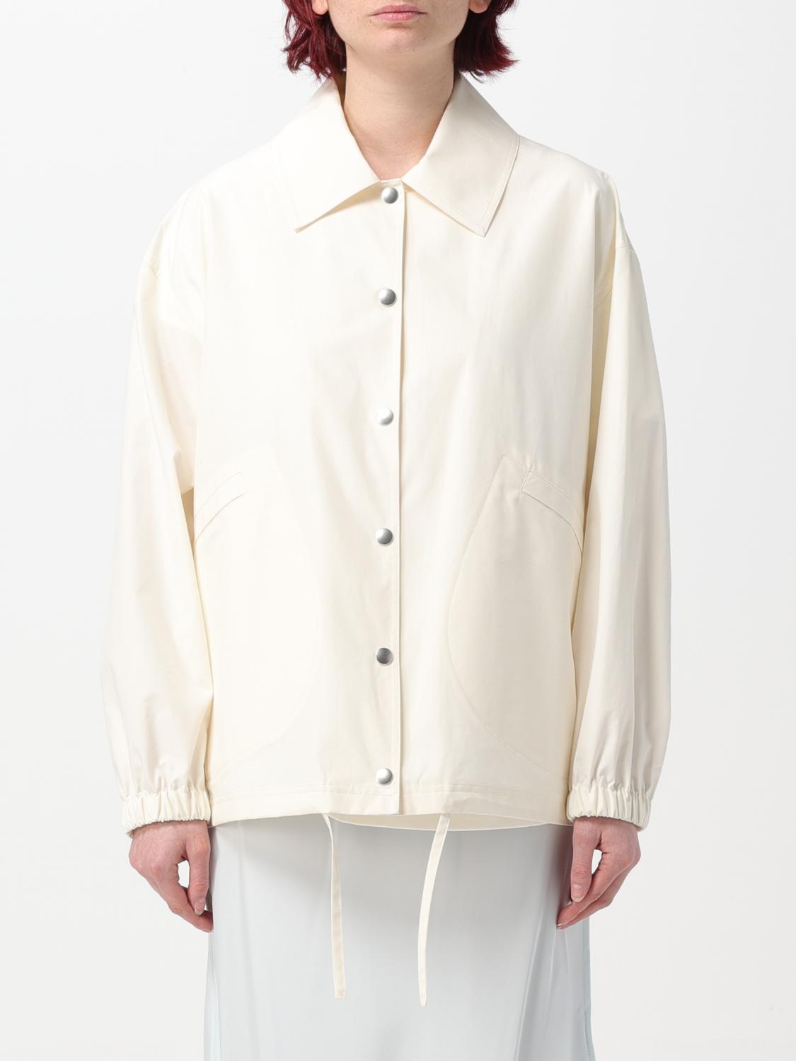 JIL SANDER CHAQUETA: Sobretodo mujer Jil Sander, Blanco - Img 1
