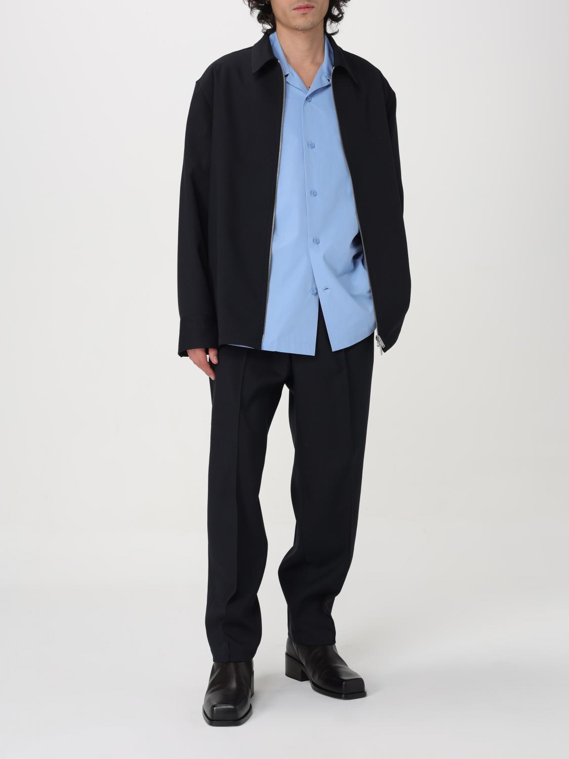 JIL SANDER GIACCA: Camicia con zip Jil Sander, Blue - Img 2