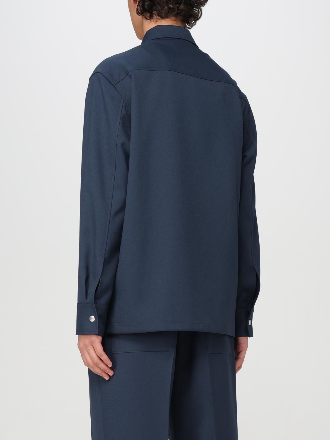 JIL SANDER GIACCA: Camicia con zip Jil Sander, Blue 1 - Img 3