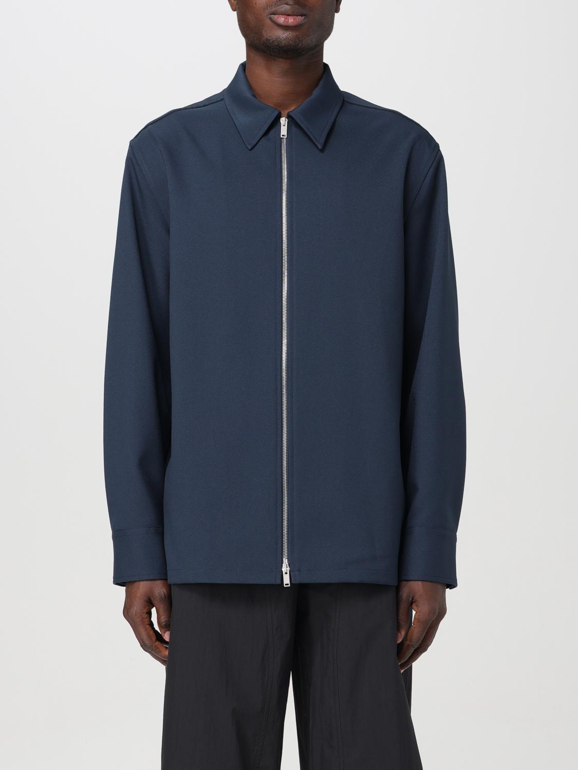JIL SANDER GIACCA: Camicia con zip Jil Sander, Blue 2 - Img 1