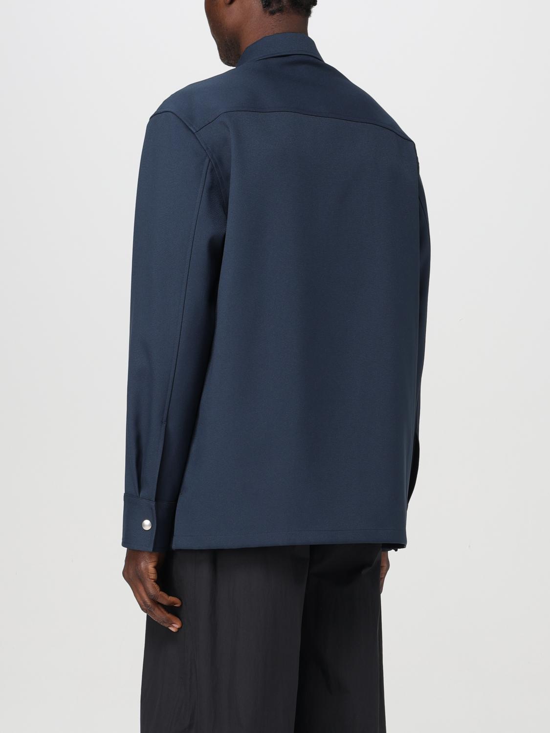 JIL SANDER GIACCA: Camicia con zip Jil Sander, Blue 2 - Img 3