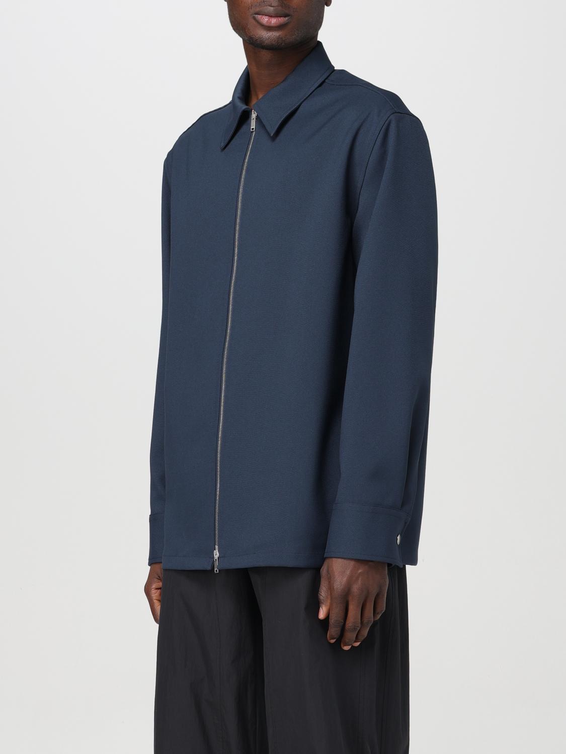 JIL SANDER GIACCA: Camicia con zip Jil Sander, Blue 2 - Img 4