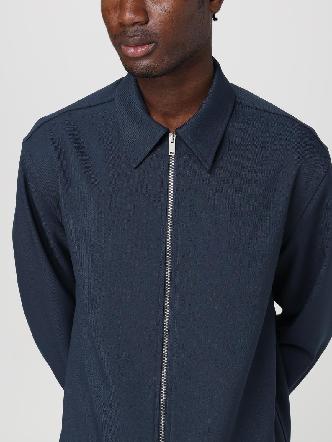 JIL SANDER GIACCA: Camicia con zip Jil Sander, Blue 2 - Img 5