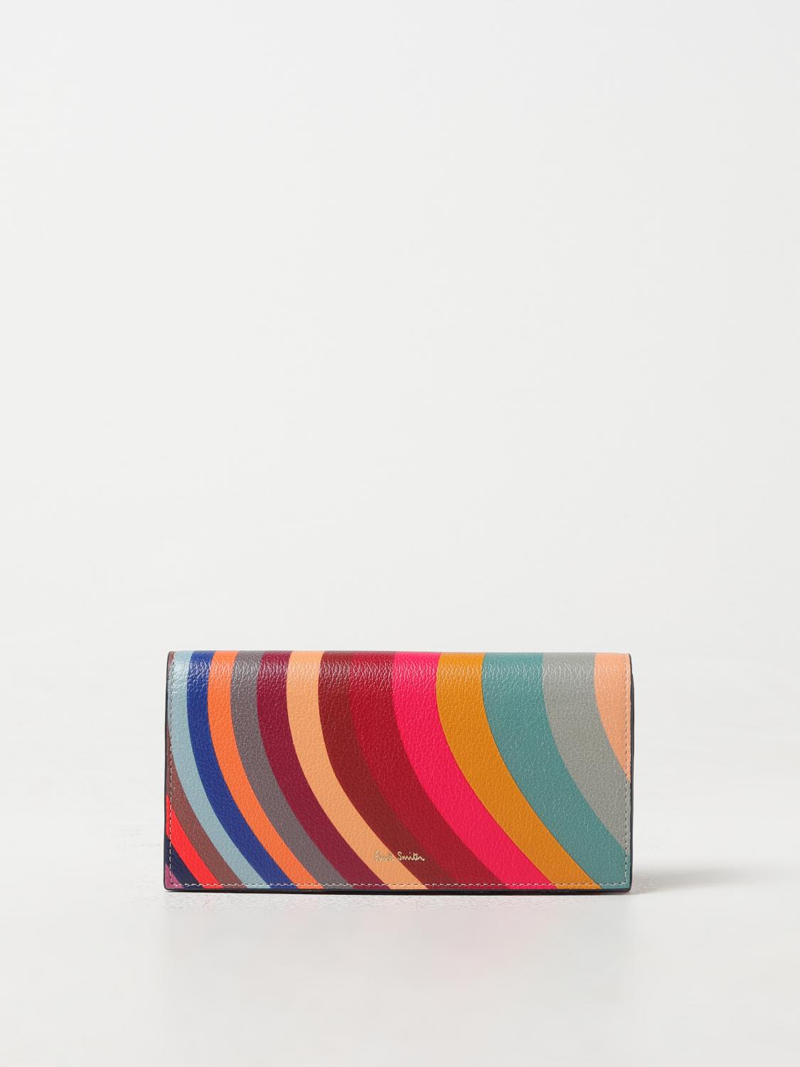 財布・小物その他 PAUL SMITH Woman Wallet Multicolor W1A6658DSWIRL 90 Women's 'Dusky Swirl' Leather Small Zip-Fastening Purse