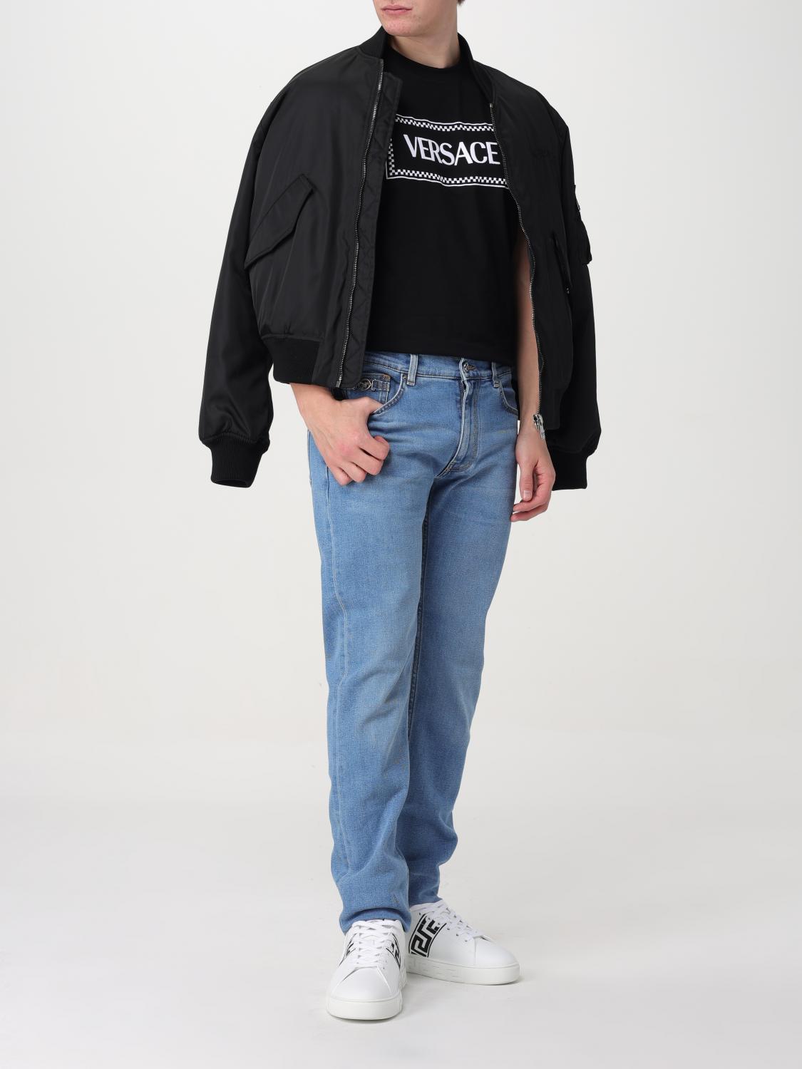 Versace Jacket men - Black | 10139291A09848 | GIGLIO.COM