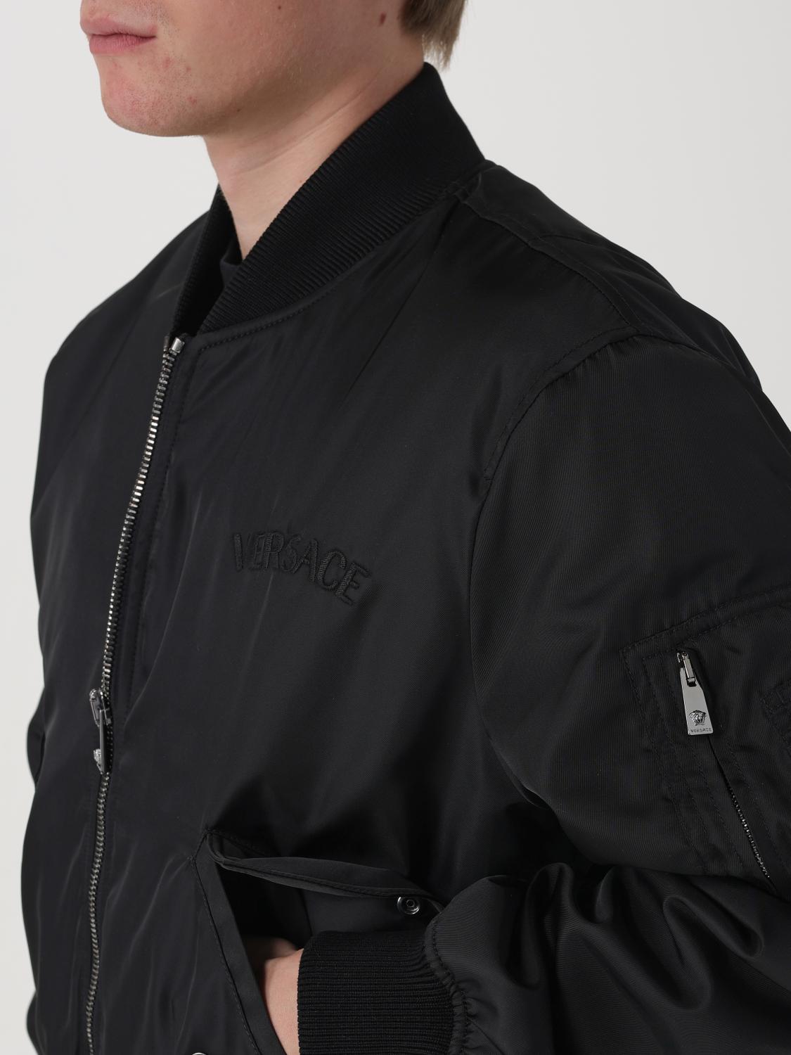 Versace Jacket men - Black | 10139291A09848 | GIGLIO.COM