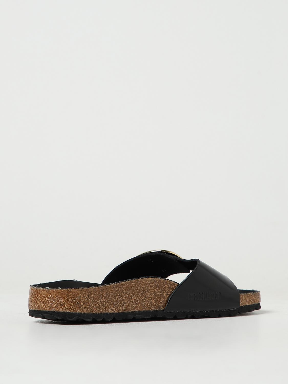 BIRKENSTOCK FLACHE SANDALEN: Schuhe damen Birkenstock, Schwarz - Img 3