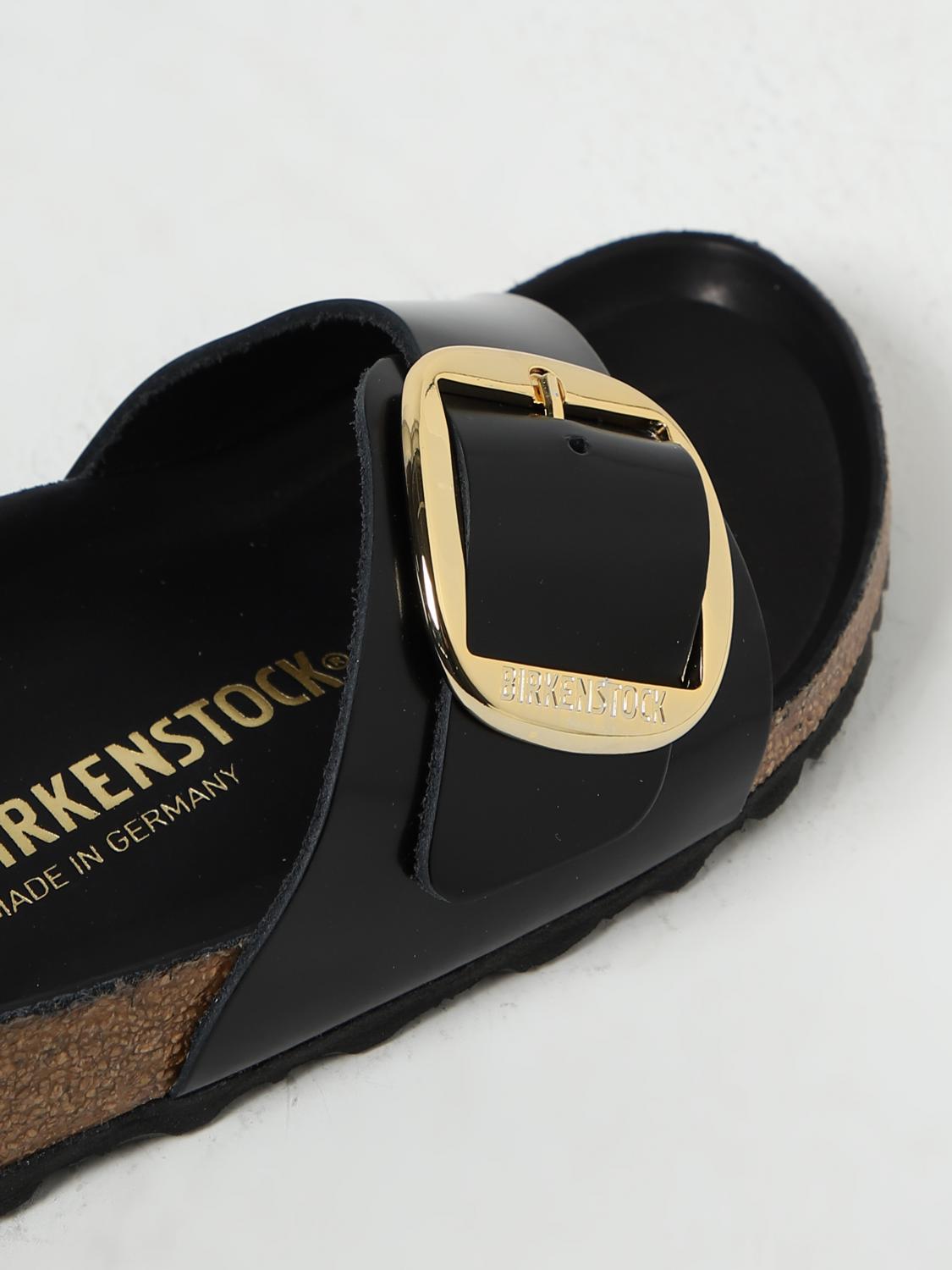 BIRKENSTOCK FLACHE SANDALEN: Schuhe damen Birkenstock, Schwarz - Img 4