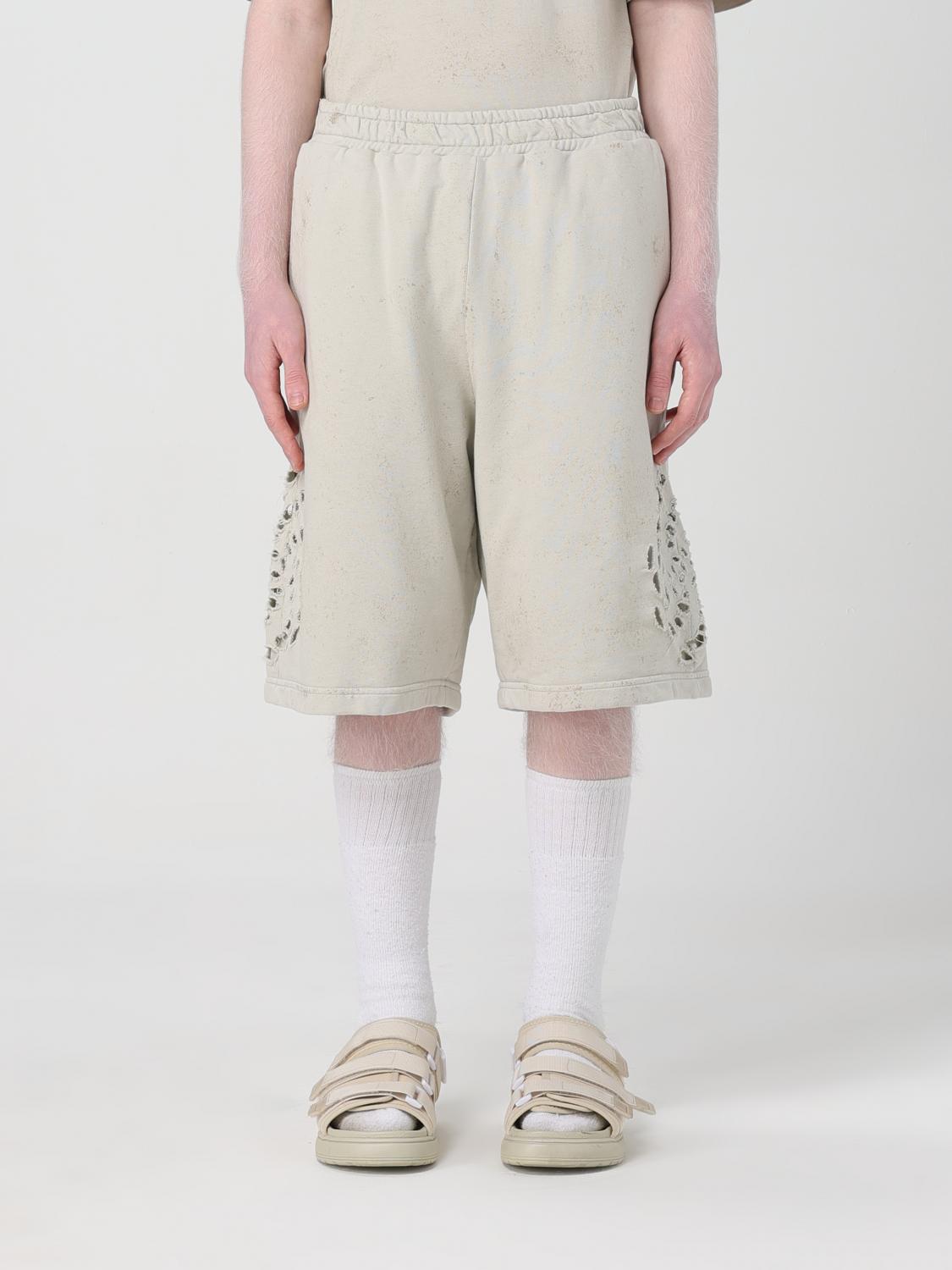 44 LABEL GROUP SHORTS: 44 Label Group jersey bermuda shorts with logo, White - Img 1