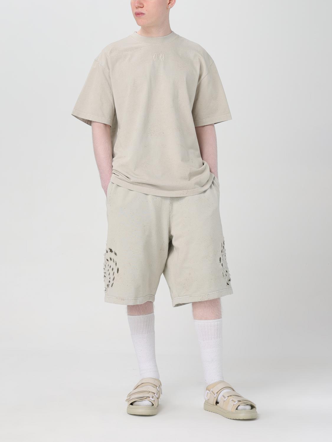 44 LABEL GROUP SHORTS: 44 Label Group jersey bermuda shorts with logo, White - Img 2