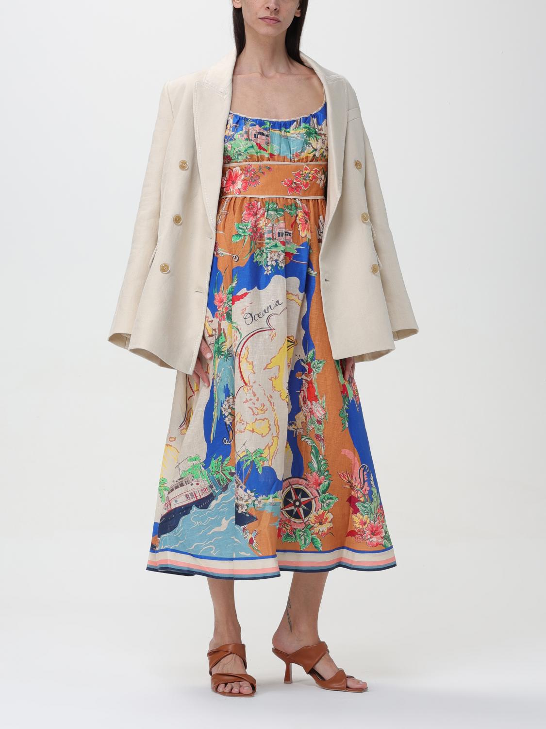 ワンピース ZIMMERMANN Woman Dress Blue 1725DRS254 COPA ZIMMERMANN: Dress woman - Blue | Zimmermann dress 1725DRS254