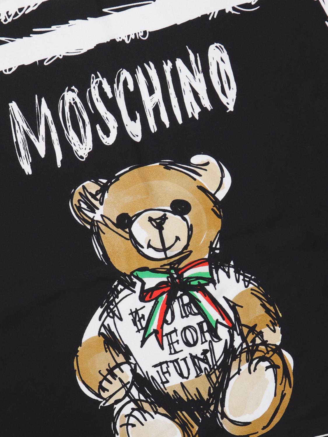 MOSCHINO COUTURE FULAR: Bufanda mujer Moschino Couture, Negro - Img 3