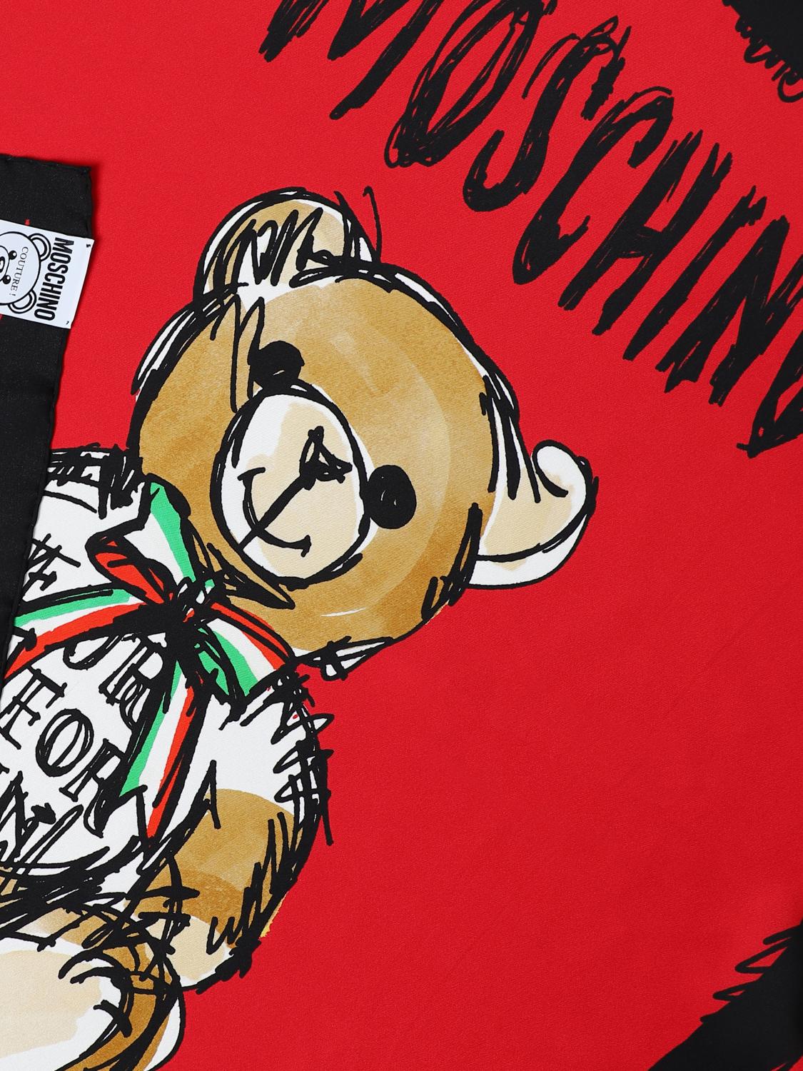 MOSCHINO COUTURE FULAR: Bufanda mujer Moschino Couture, Rojo - Img 3