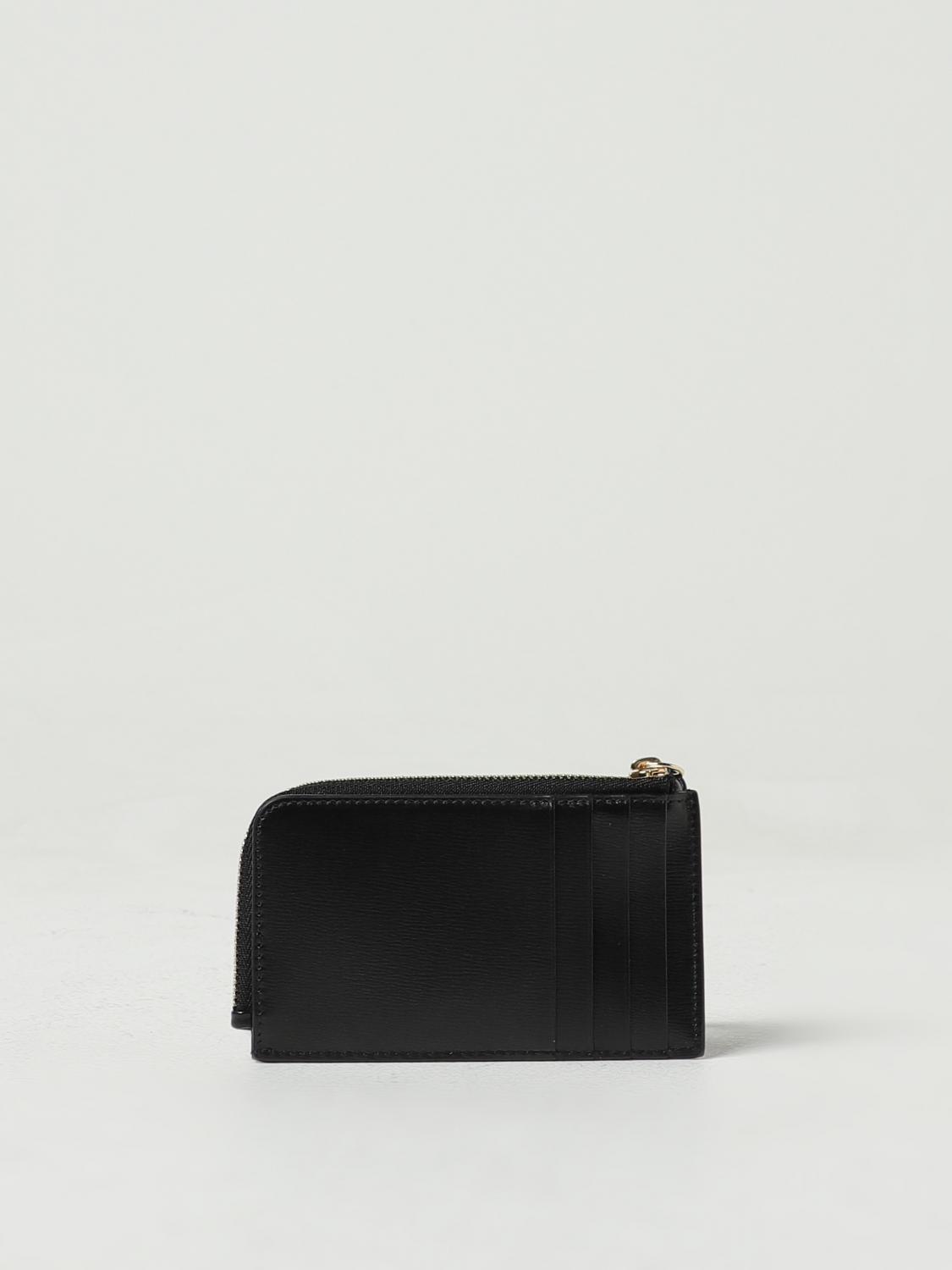 JIL SANDER 財布: Jil Sander パルメッラートレザー クレジットカードホルダー, ブラック - Img 2