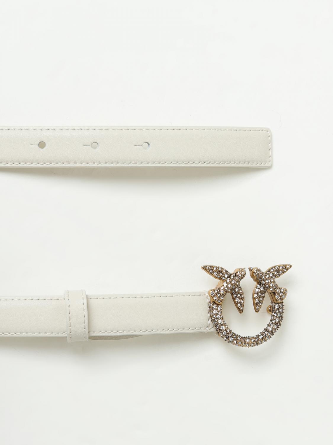 ベルト PINKO Woman Belt White 100143A0R7 Z14H Pinko Outlet: Belt woman - White | Pinko belt 100143A0R7