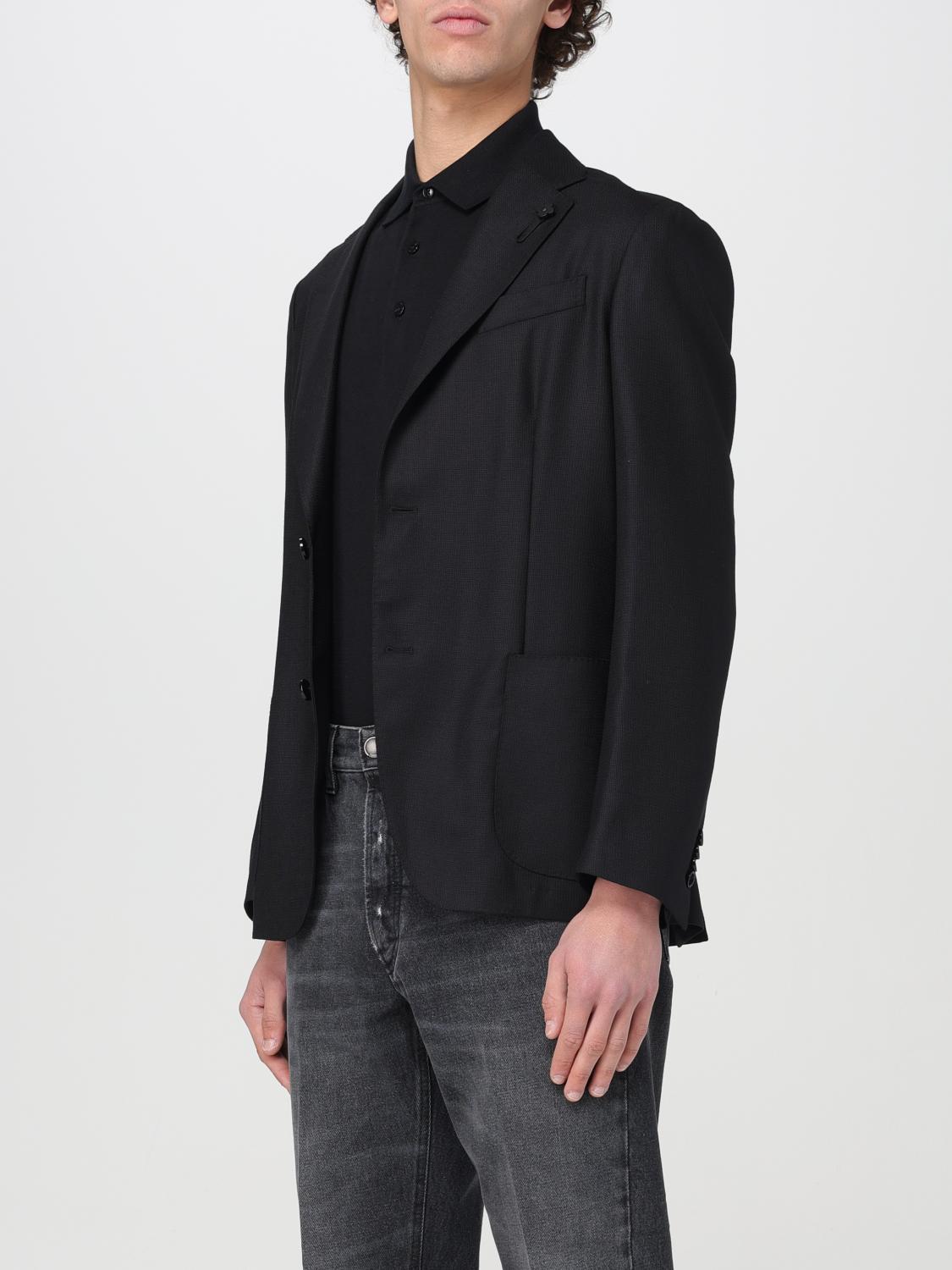 LARDINI JACKET: Jacket men Lardini, Black - Img 4
