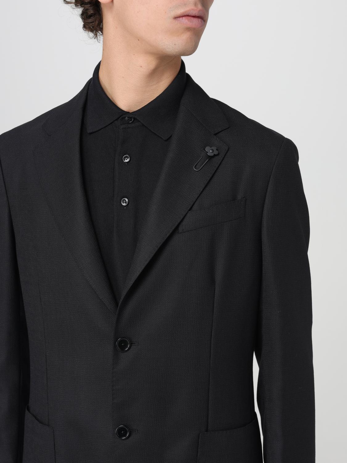LARDINI JACKET: Jacket men Lardini, Black - Img 5