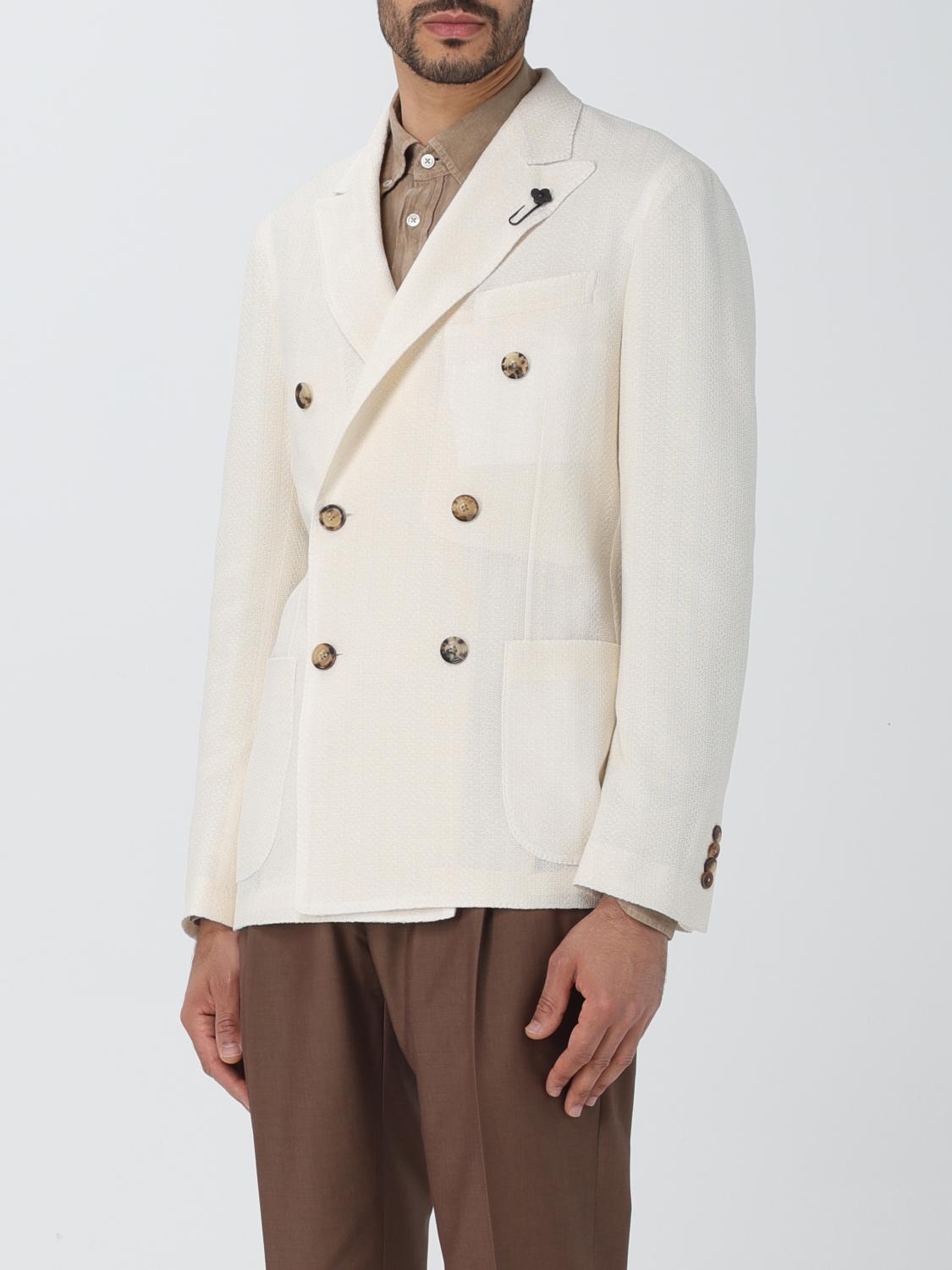 LARDINI JACKET: Jacket men Lardini, White - Img 3