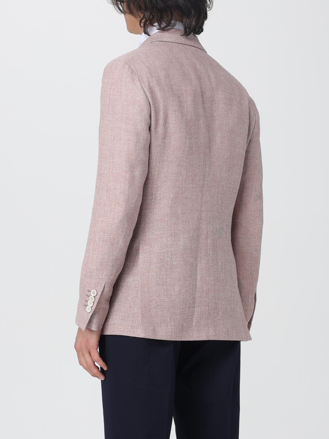 LARDINI GIACCA: Blazer a monopetto Lardini, Rosa - Img 2
