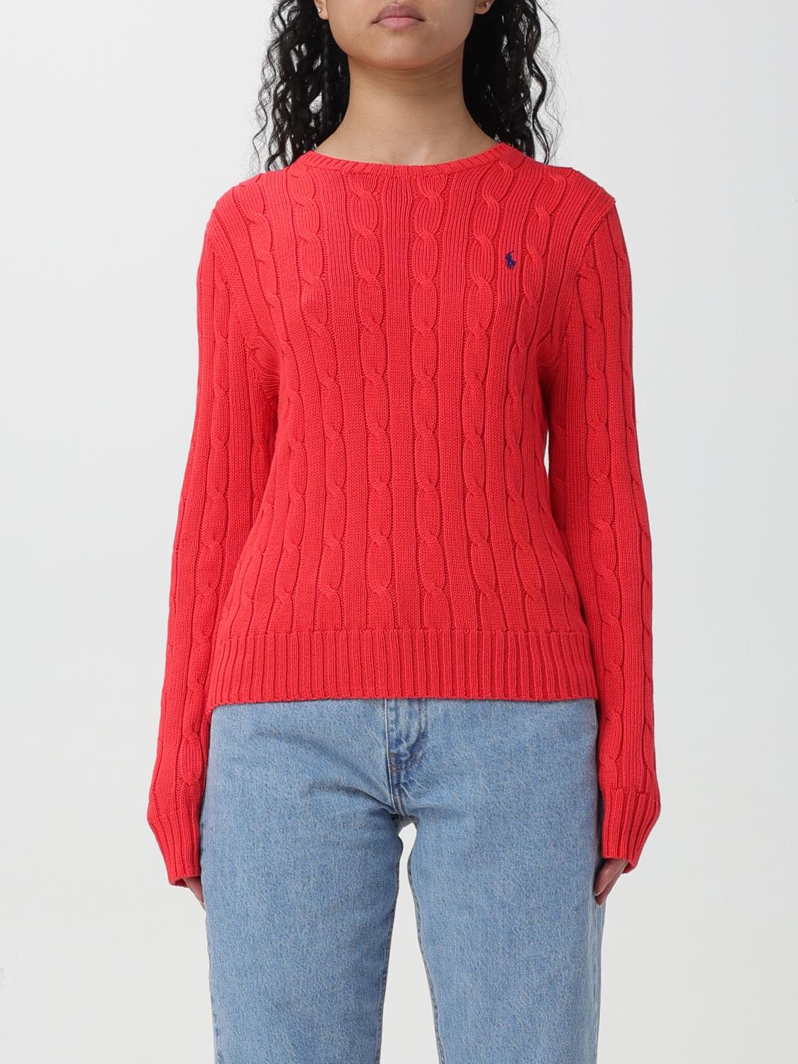 POLO RALPH LAUREN: Jumper woman Red Polo Ralph Lauren jumper