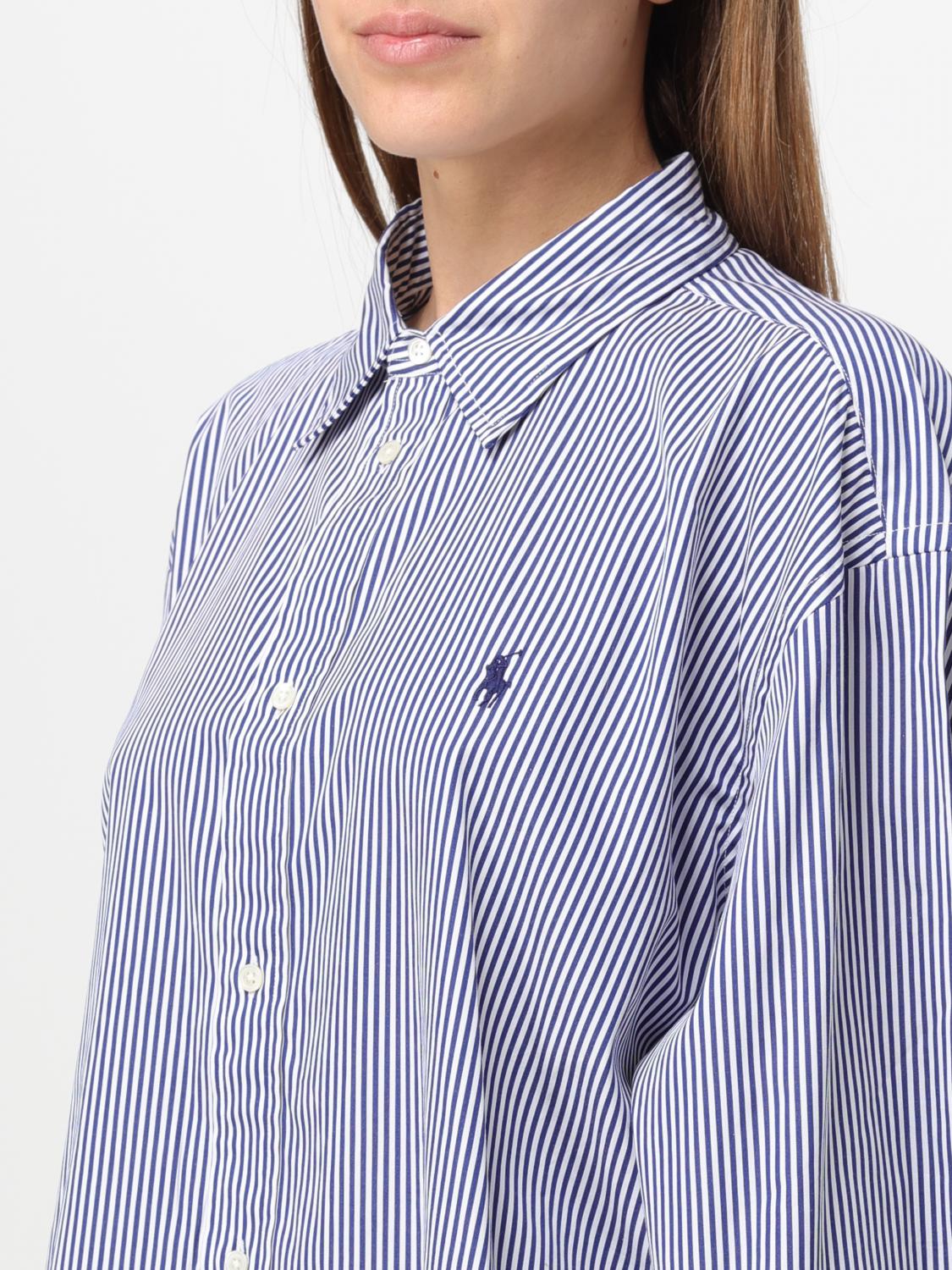 POLO RALPH LAUREN CAMICIA: Camicia Polo Ralph Lauren in cotone a righe , Blue - Img 3