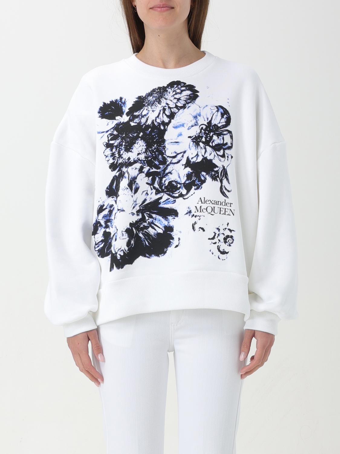 ALEXANDER MCQUEEN Sweatshirt woman White Alexander McQueen sweatshirt 781625QZALV online at GIGLIO.COM