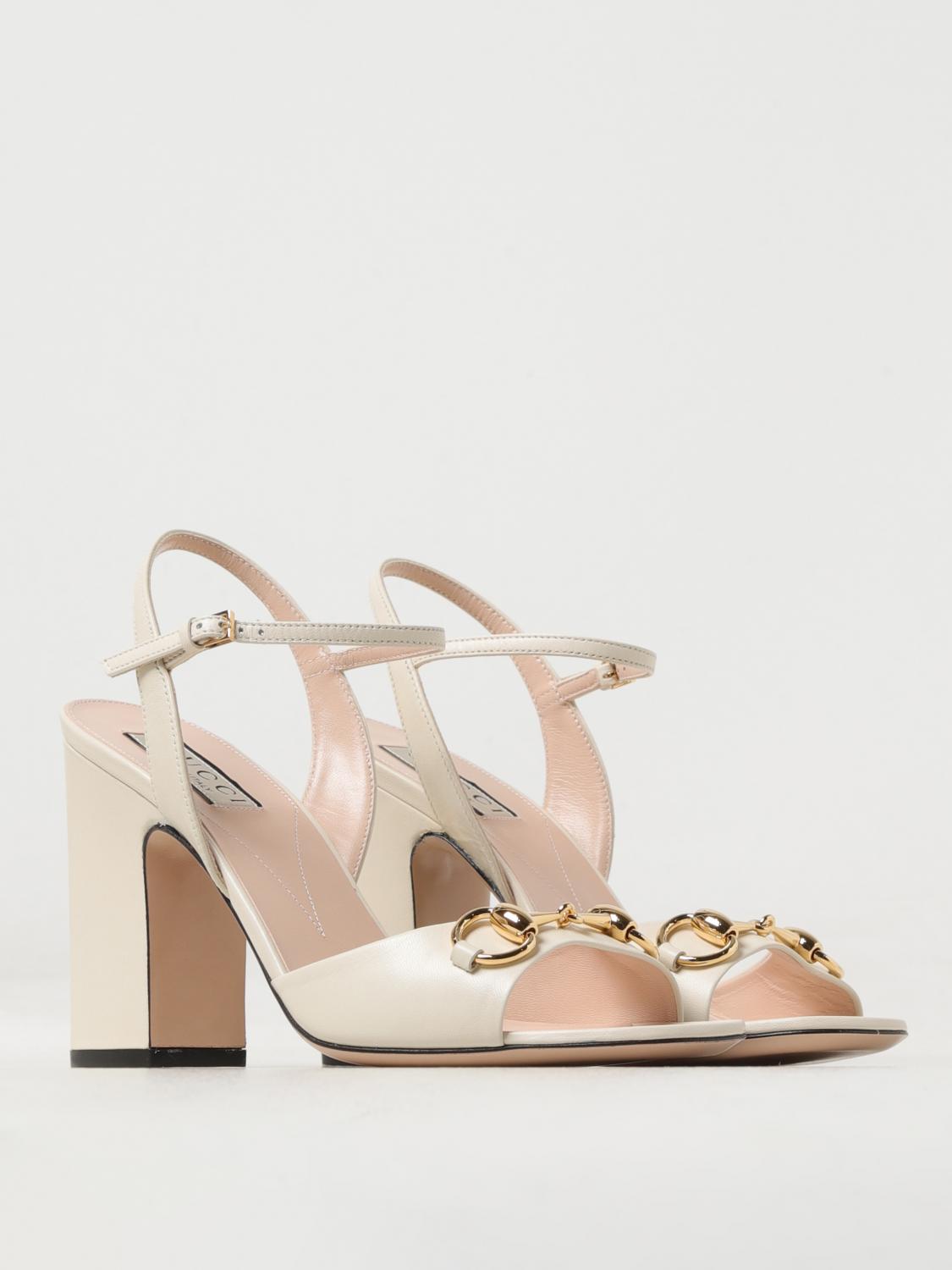 GUCCI SANDALEN MIT ABSATZ: Schuhe damen Gucci, Weiß - Img 2