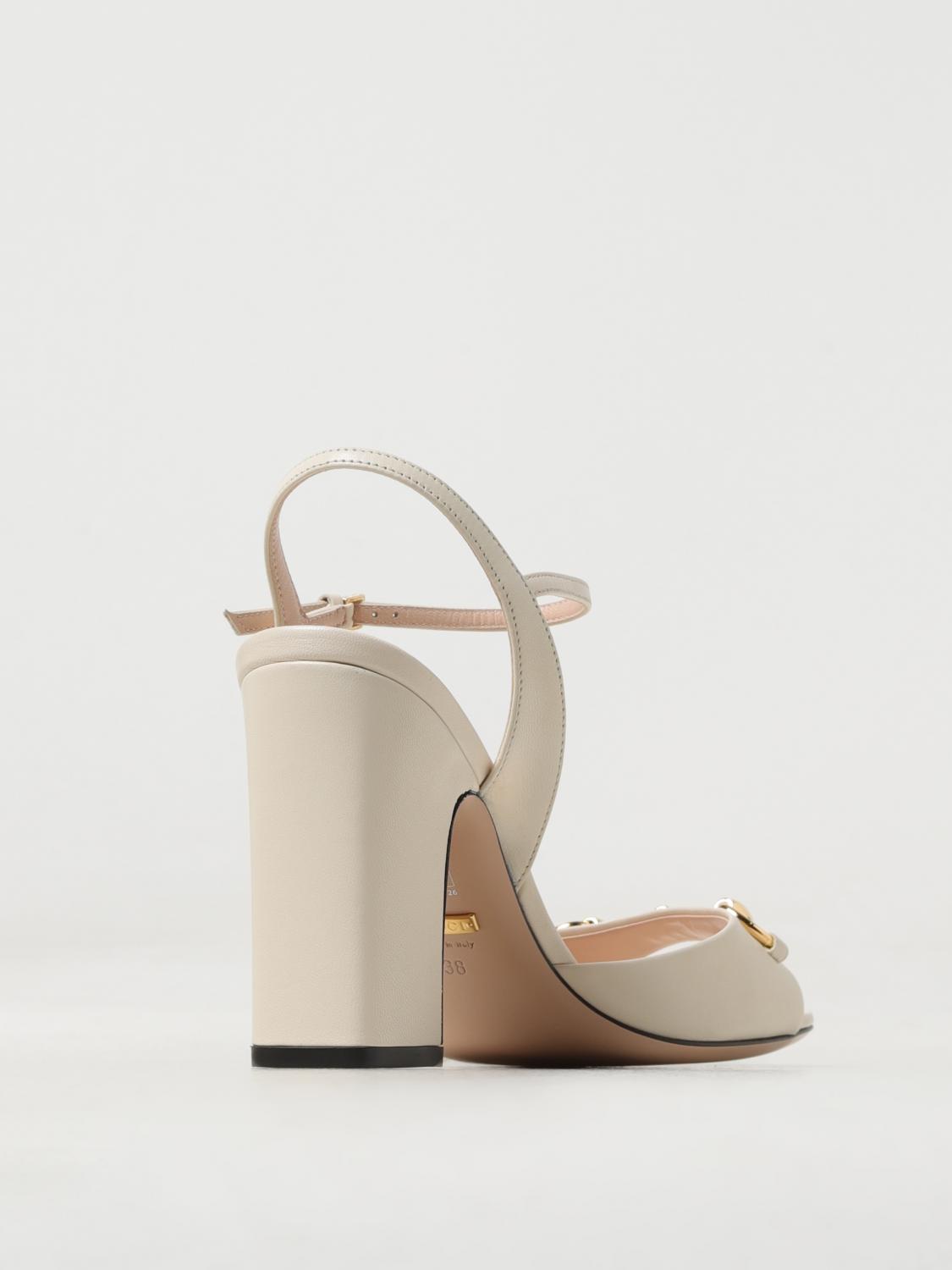 GUCCI SANDALEN MIT ABSATZ: Schuhe damen Gucci, Weiß - Img 3
