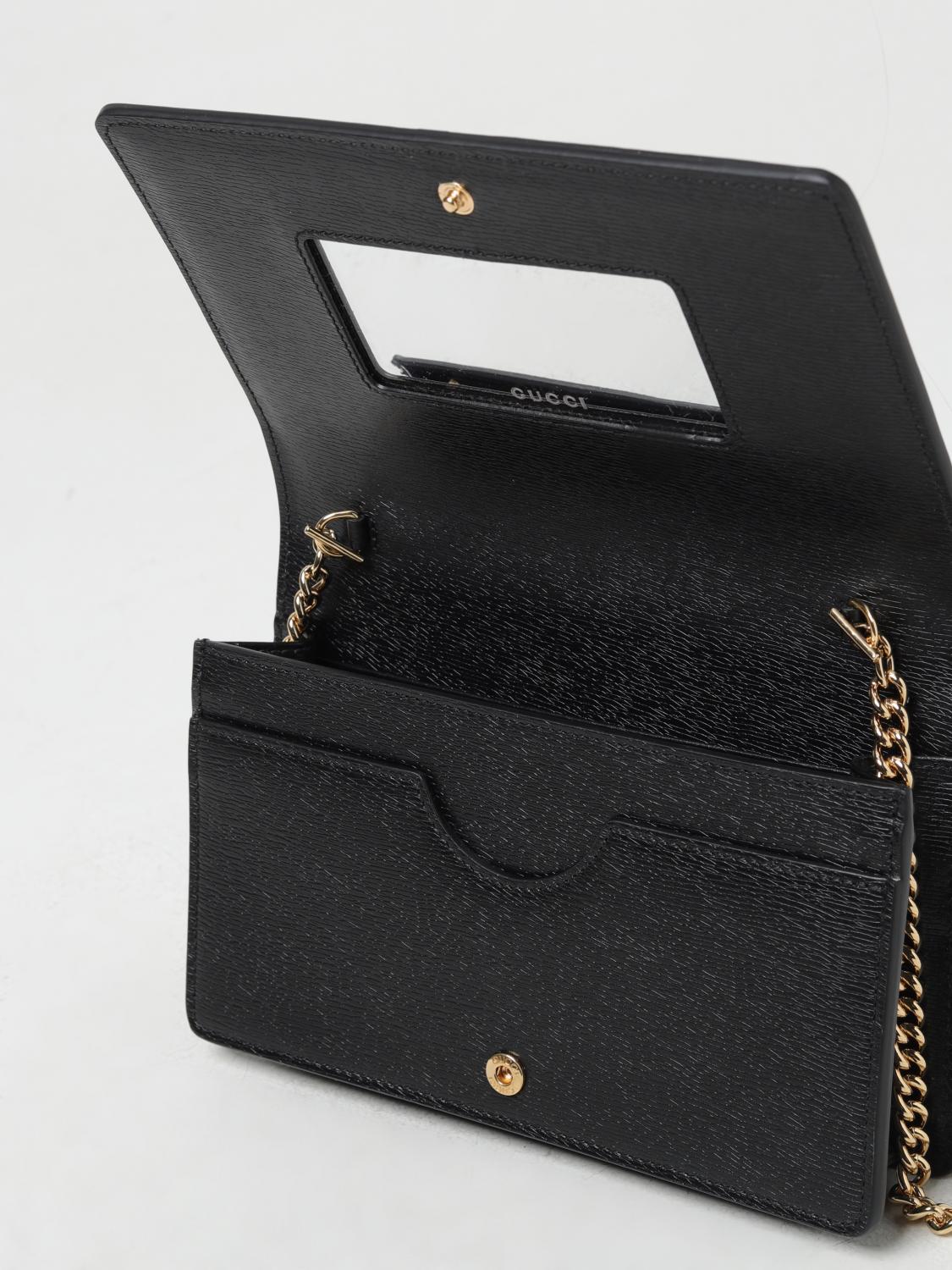 GUCCI MINI BAG: Wallet woman Gucci, Black - Img 5