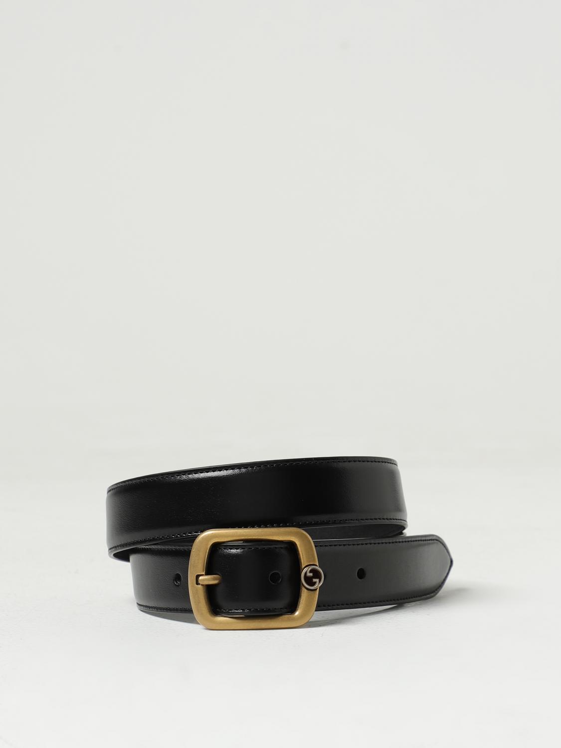 GUCCI：ベルト メンズ - ブラック | GIGLIO.COMオンラインの