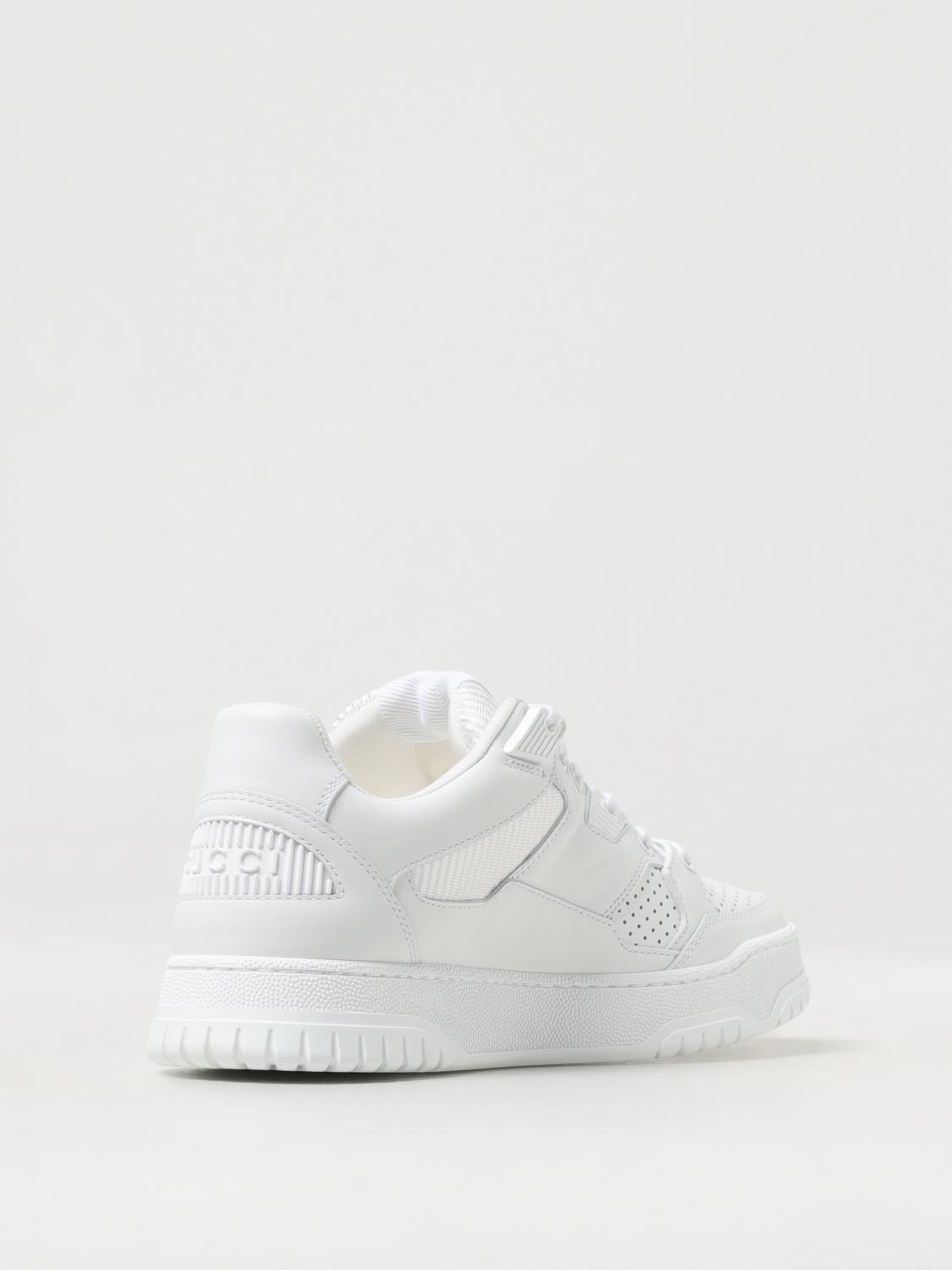 GUCCI SNEAKERS: Sneakers Gucci in pelle e tessuto , Grigio - Img 3