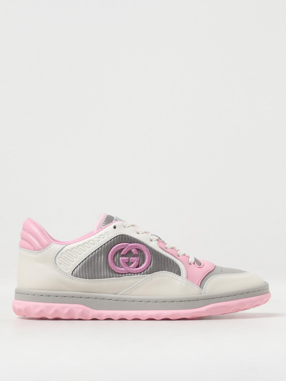 GUCCI Baskets femme Rose Baskets Gucci 747954AACNW en ligne sur GIGLIO.COM