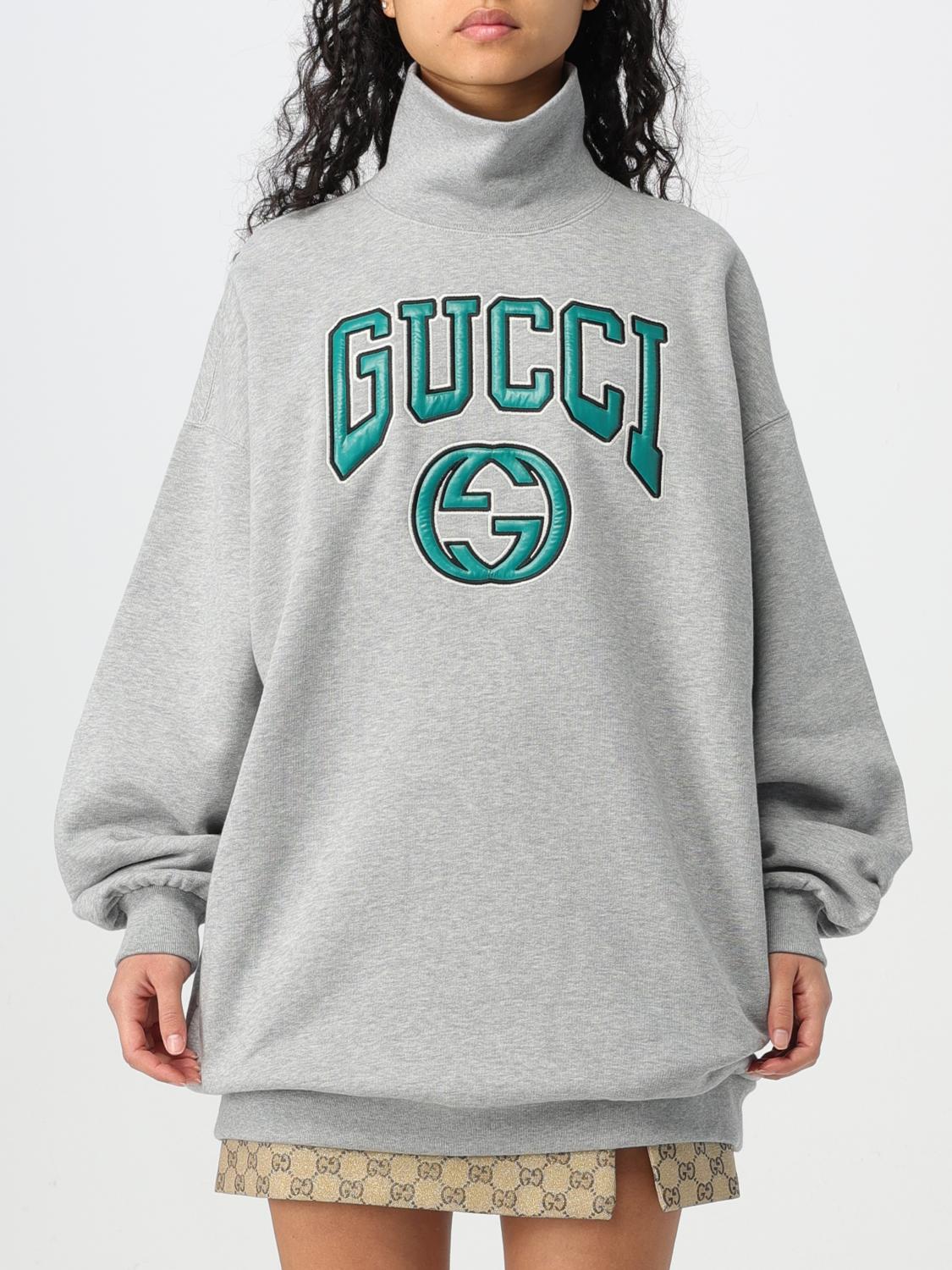 GUCCI Sudadera mujer Gris Sudadera Gucci 760367XJF0Q en linea en GIGLIO.COM