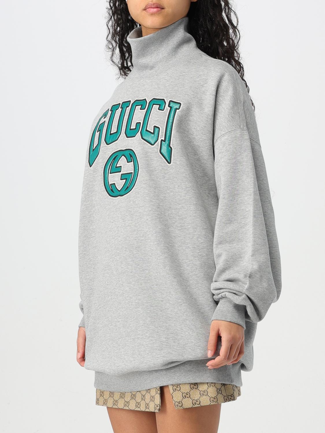 Gucci Sweatshirt woman - Grey | 760367XJF0Q | GIGLIO.COM