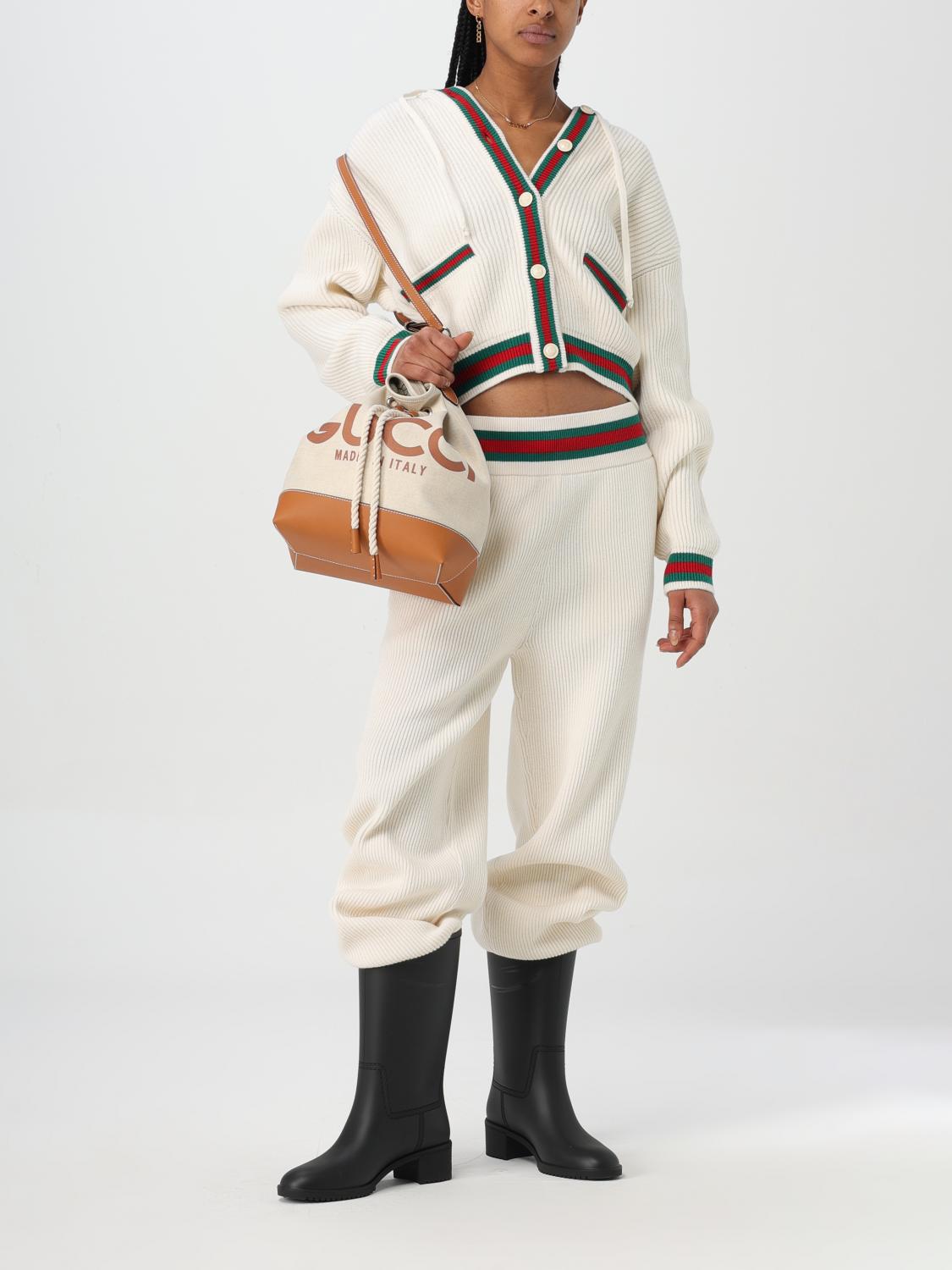 Gucci パンツ レディース - ホワイト | 764694XKDUM | GIGLIO.COM