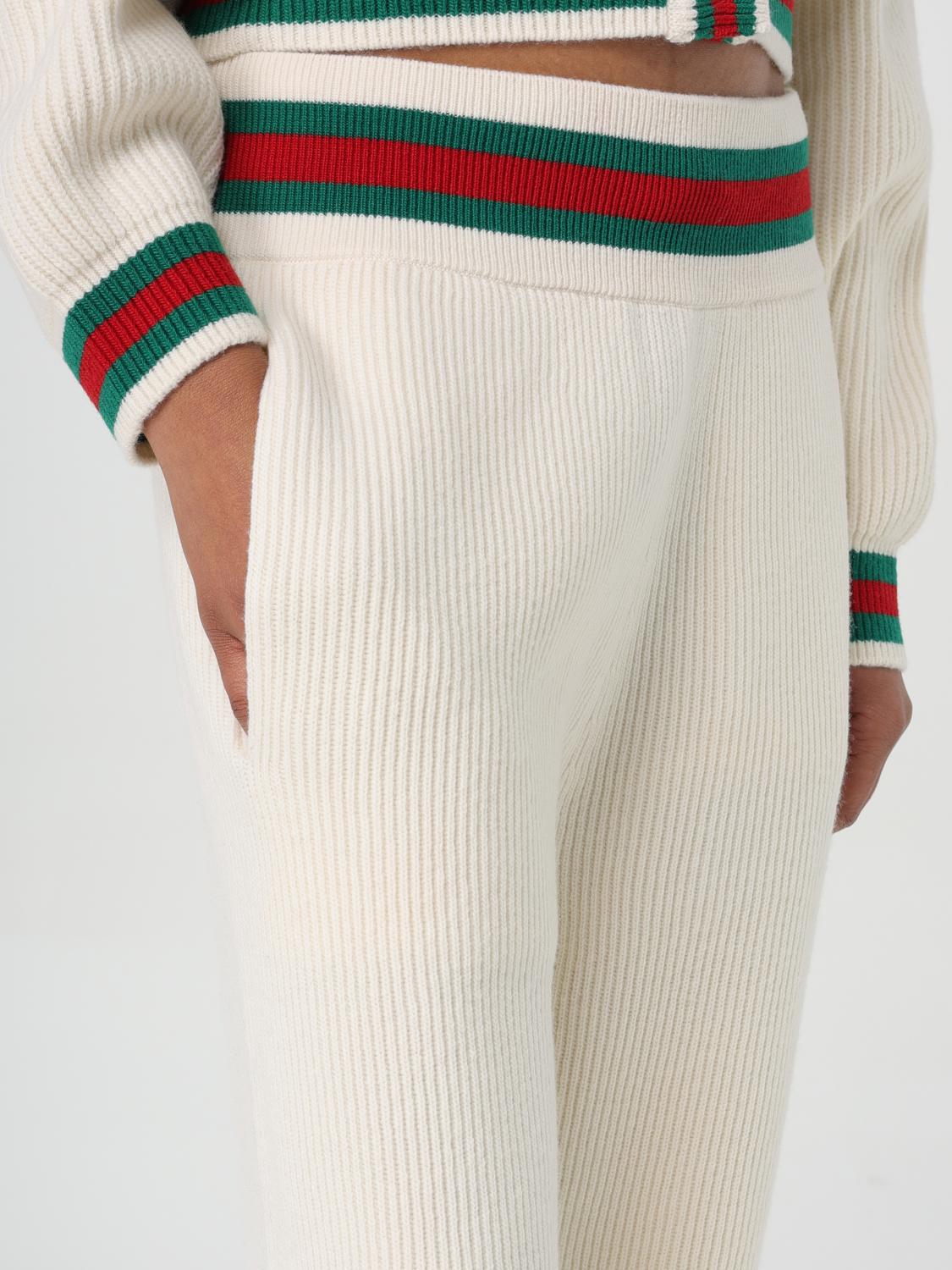 Gucci パンツ レディース - ホワイト | 764694XKDUM | GIGLIO.COM