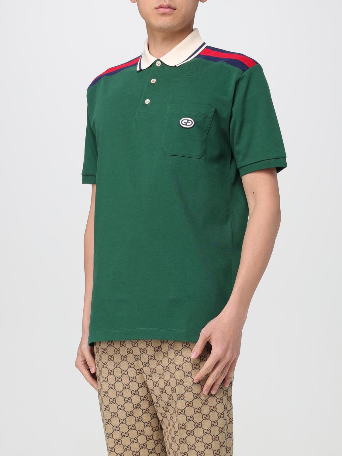 Gucci Tシャツ Gucci T-shirt men - Green | 737656XJF4V | GIGLIO.COM