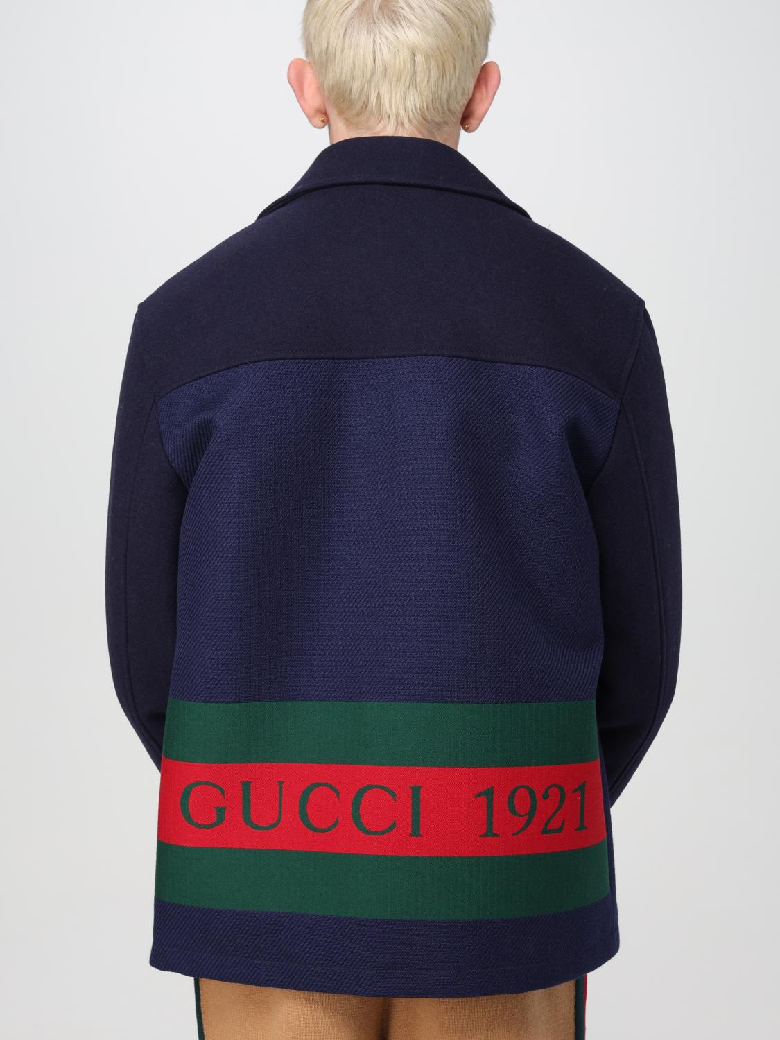 Gucci Jacket men - Blue | 762525ZAPBF | GIGLIO.COM