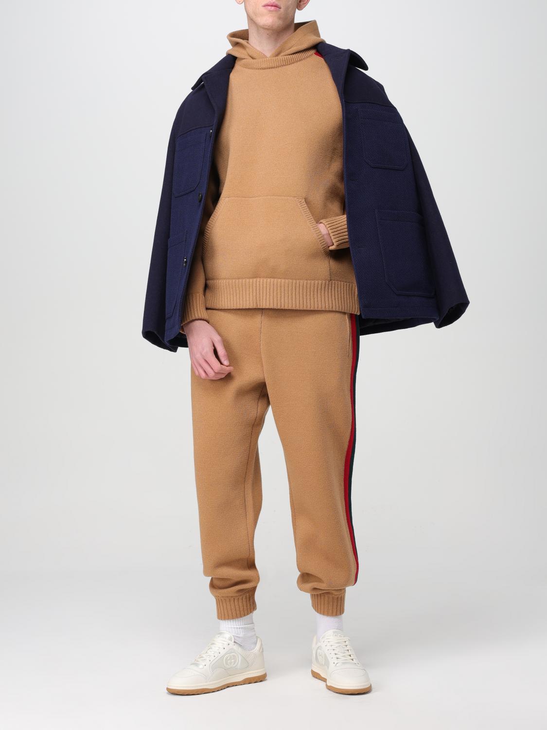 GUCCI PANTS: Pants men Gucci, Brown - Img 2