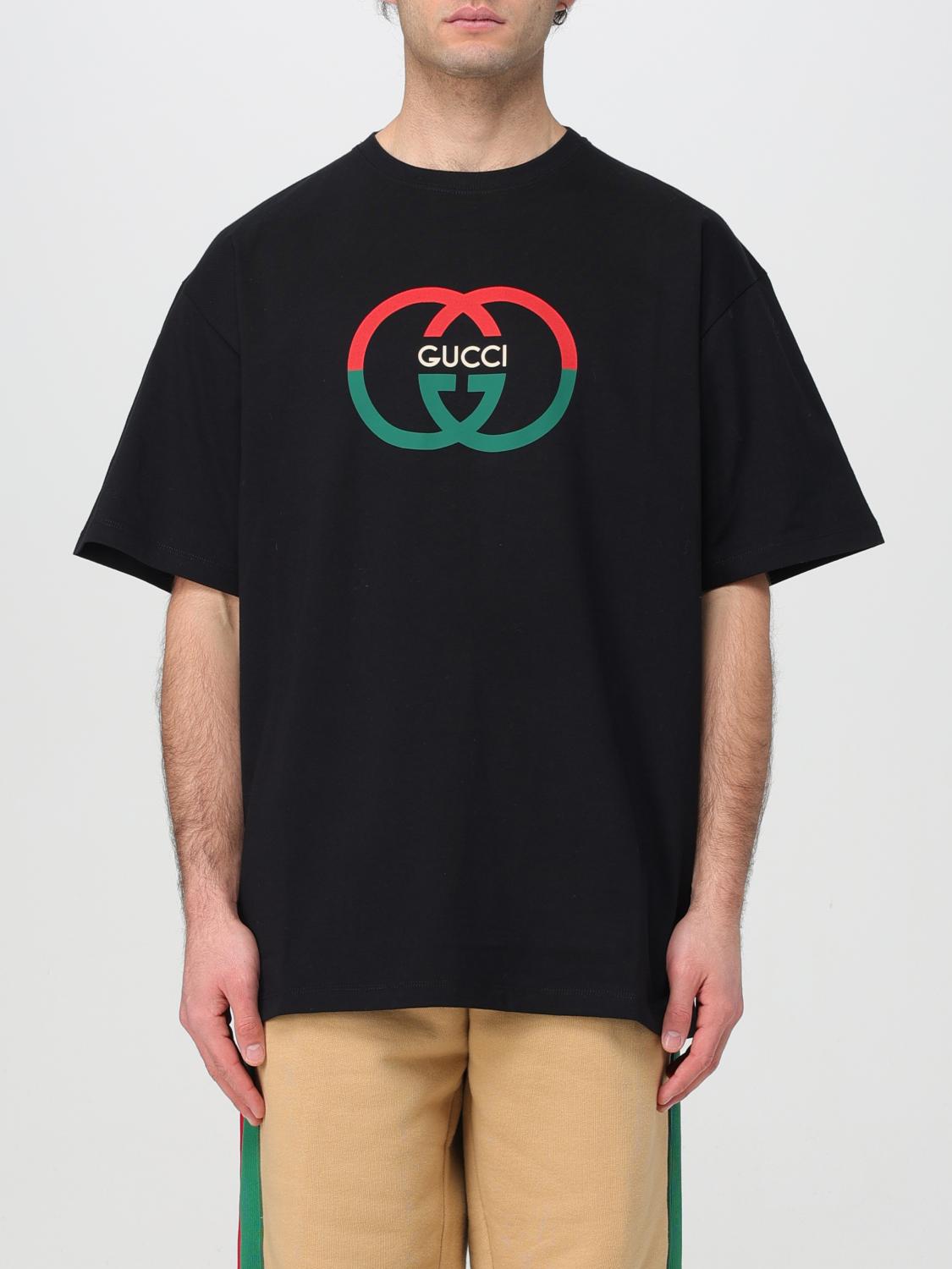 GUCCI Tシャツ 140cm Gucci T-shirt men - Black | 771758XJF68 | GIGLIO.COM