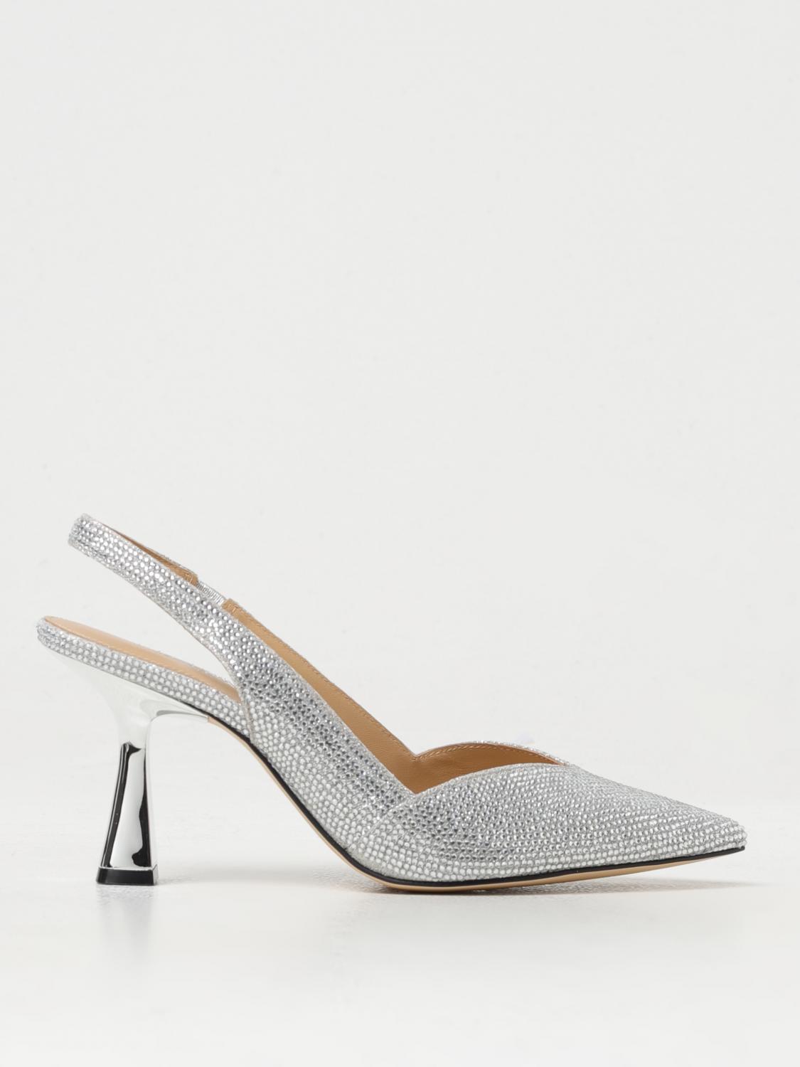 MICHAEL KORS: Shoes woman Silver Michael Kors high heel shoes