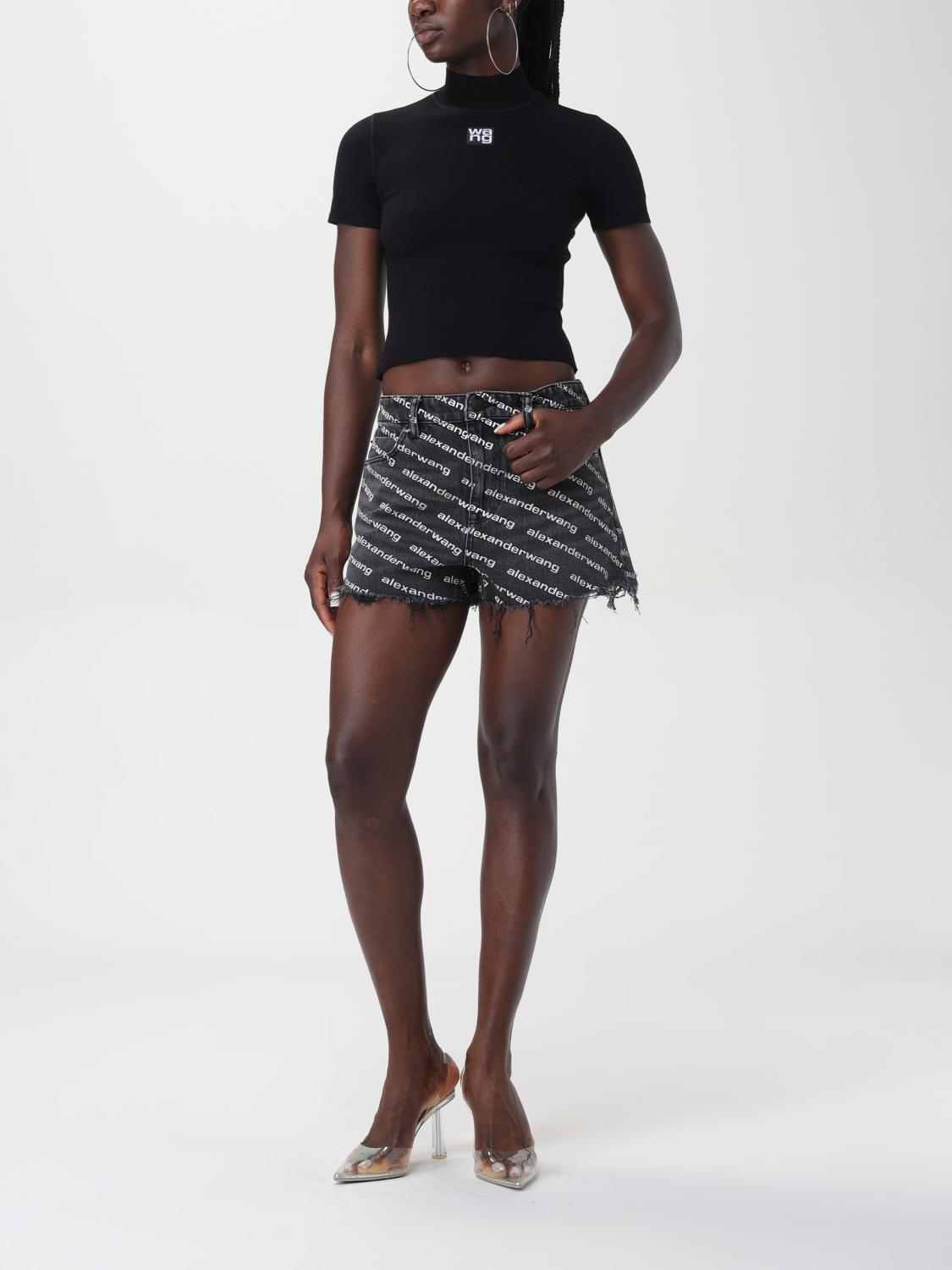Alexander Wang T-shirt woman - Black | 4KC2191008F1 | GIGLIO.COM