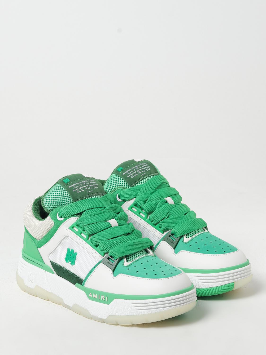 AMIRI：スニーカー メンズ - グリーン | GIGLIO.COMオンラインのAmiri