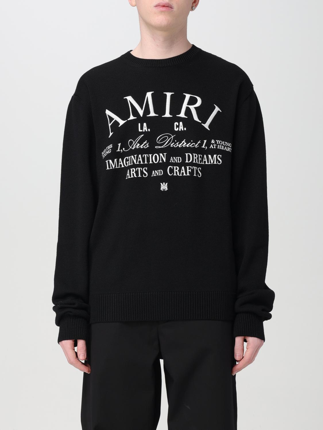 Amiri セーター メンズ - ブラック | PXMKL028 | GIGLIO.COM